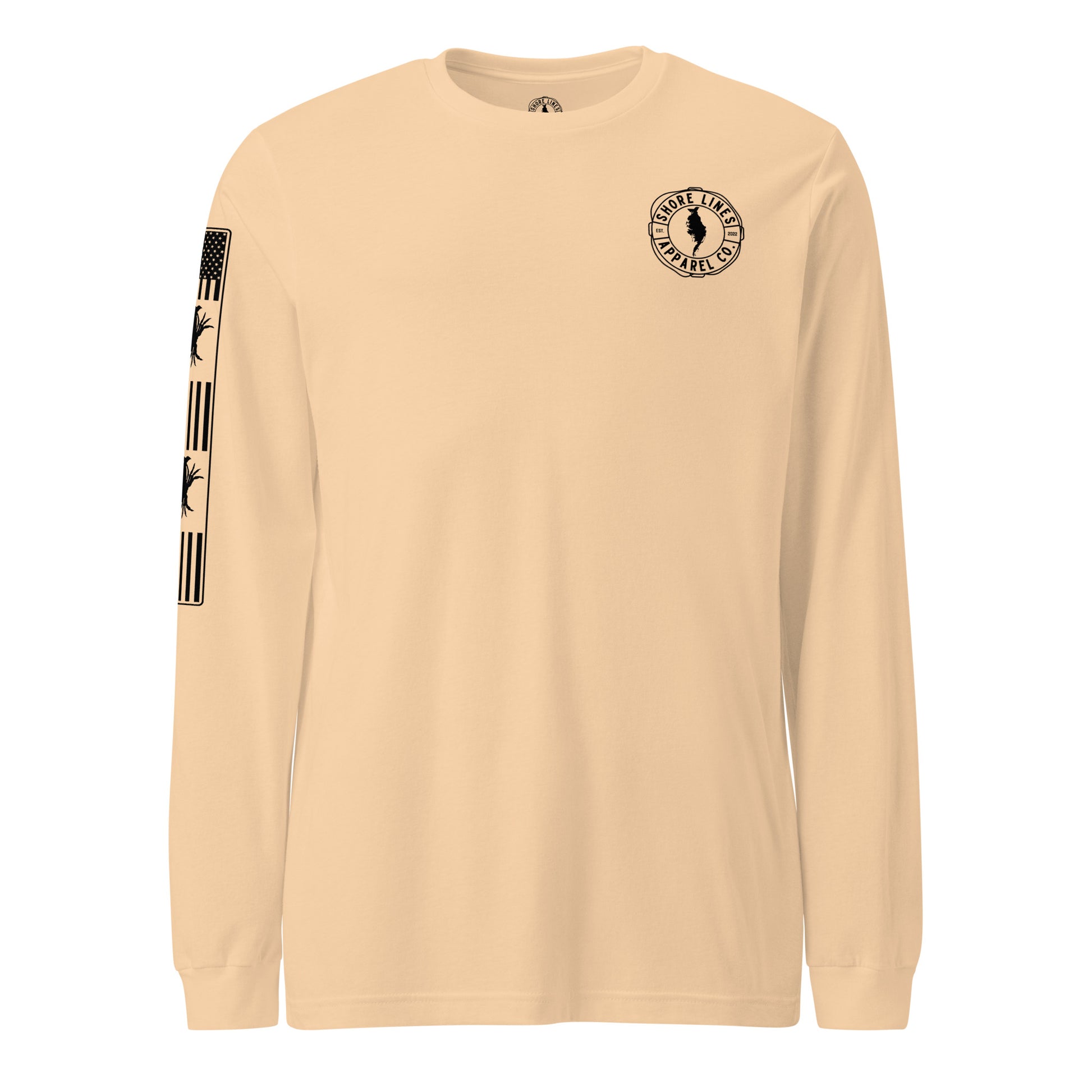 Shore Lines Retro | Long Sleeve P-sand-Shore Lines Apparel Co.