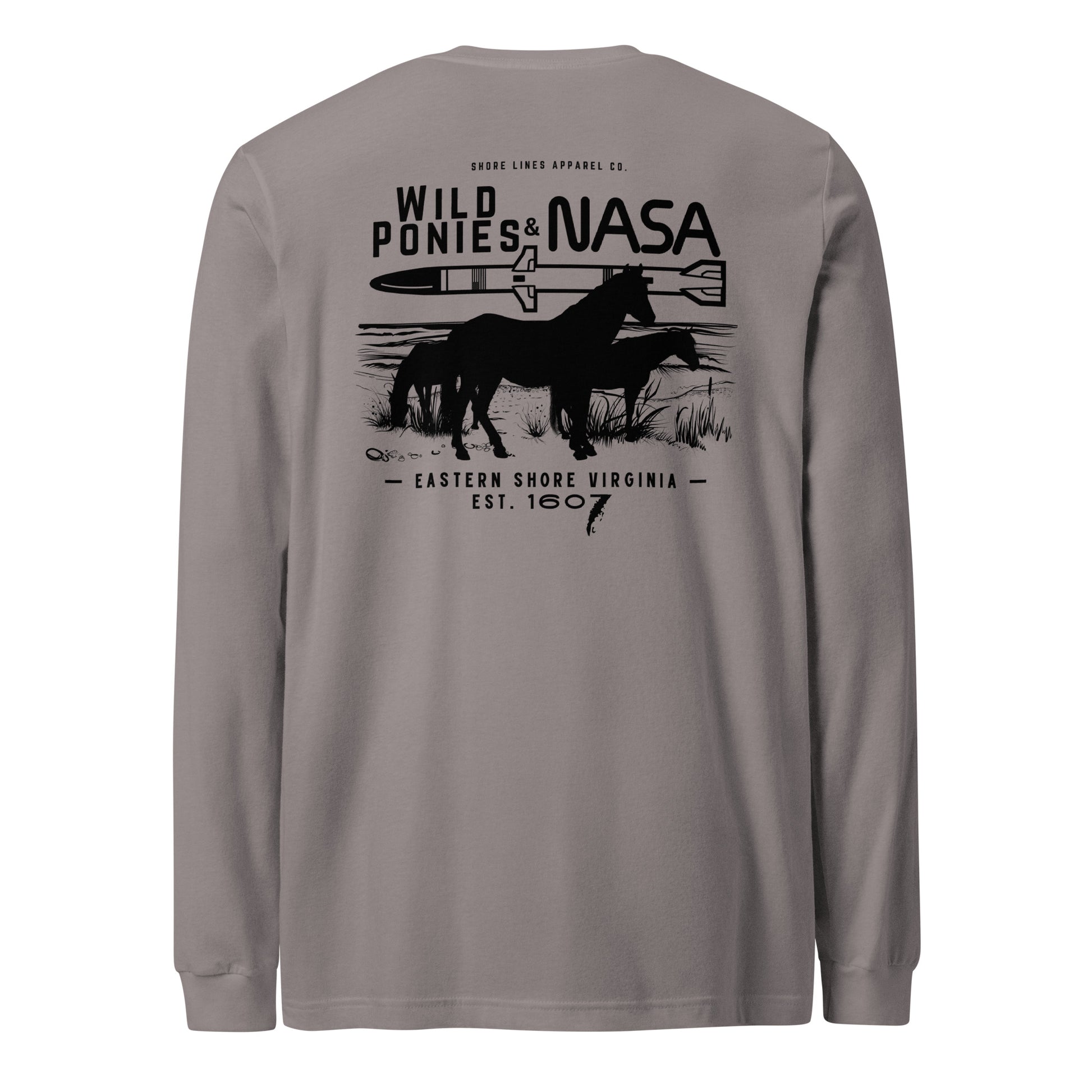 Wild Ponies and NASA | Core LS-storm-Shore Lines Apparel Co.