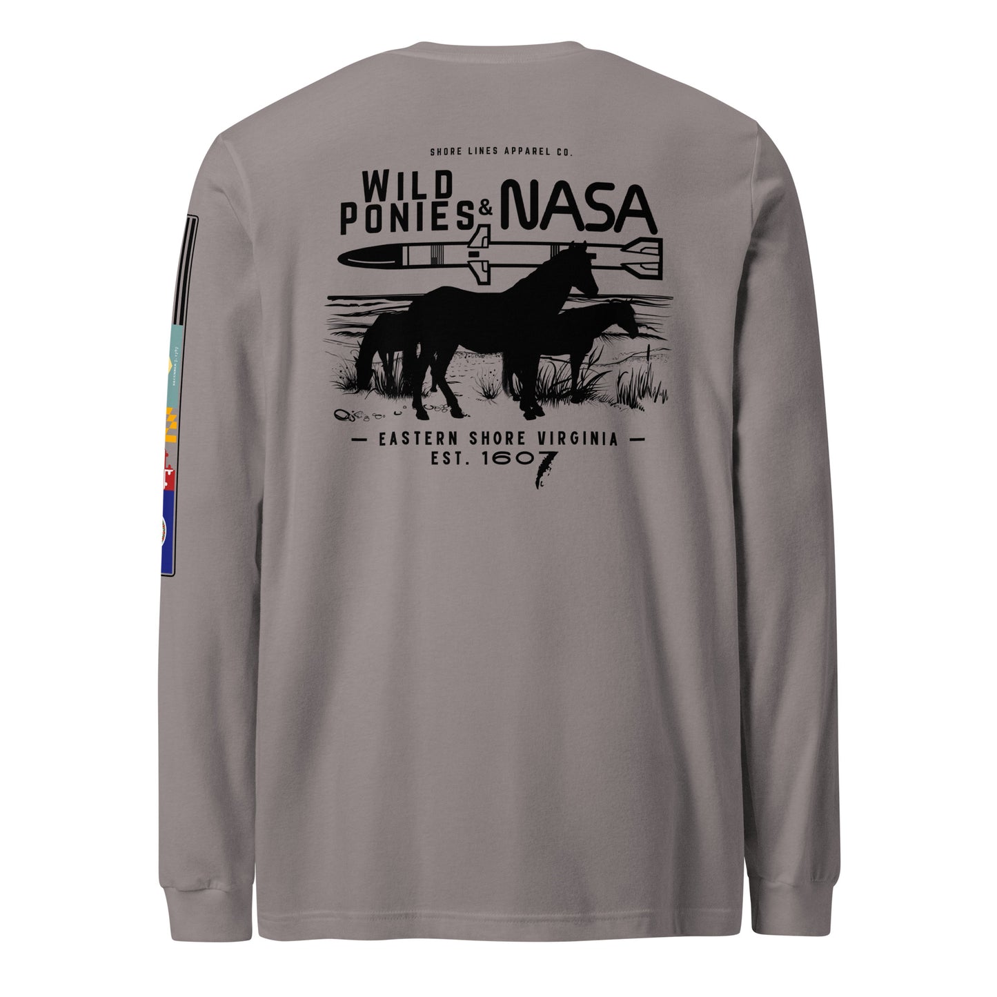 Wild Ponies and NASA | Core LS P-storm-Shore Lines Apparel Co.