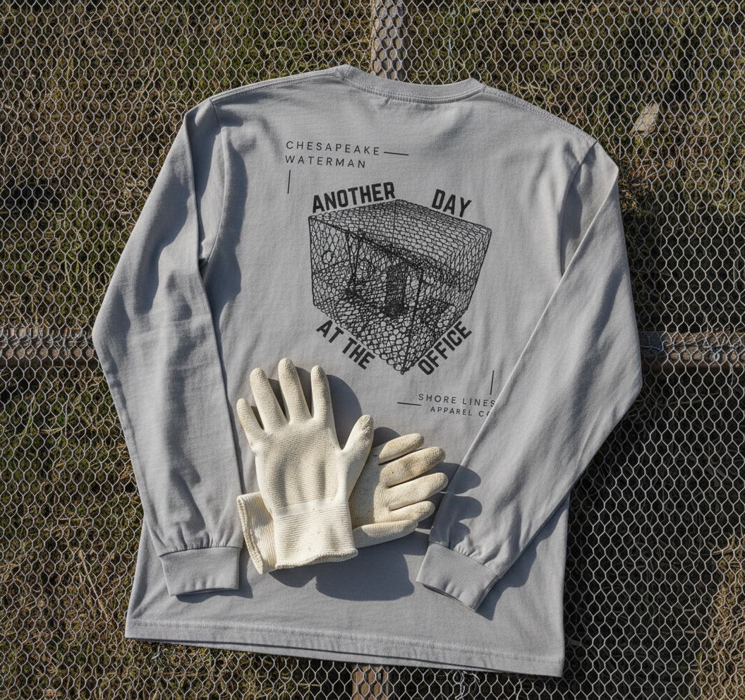 A Waterman's Day | Long Sleeve-storm-Shore Lines Apparel Co.