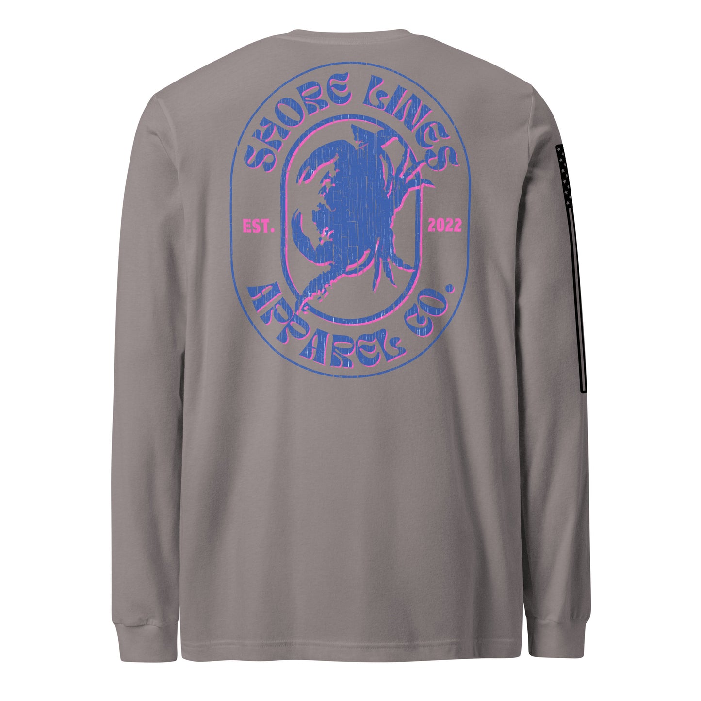 Shore Lines Retro | Long Sleeve P-storm-Shore Lines Apparel Co.