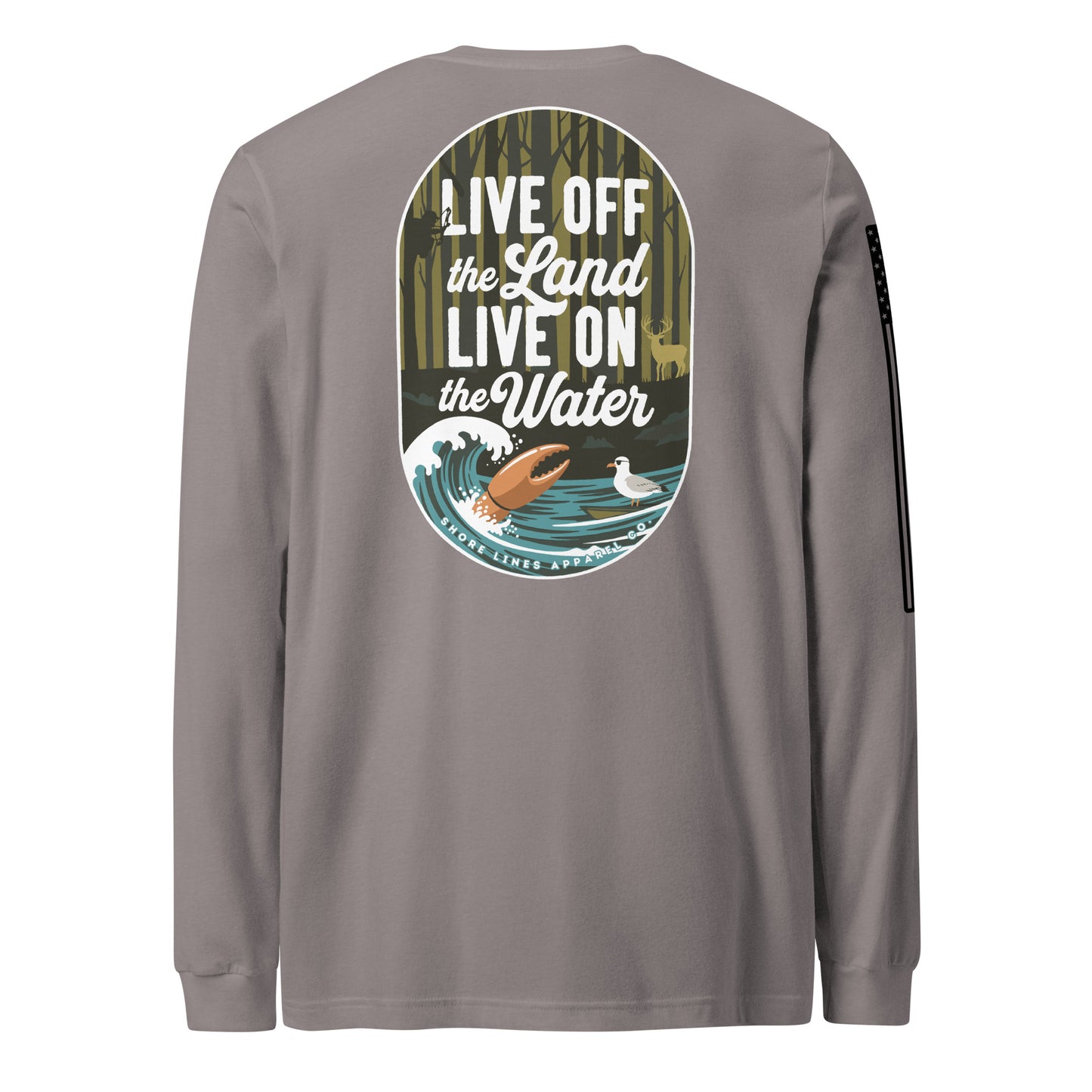 Live Off the Land | Long Sleeve P-storm-Shore Lines Apparel Co.™