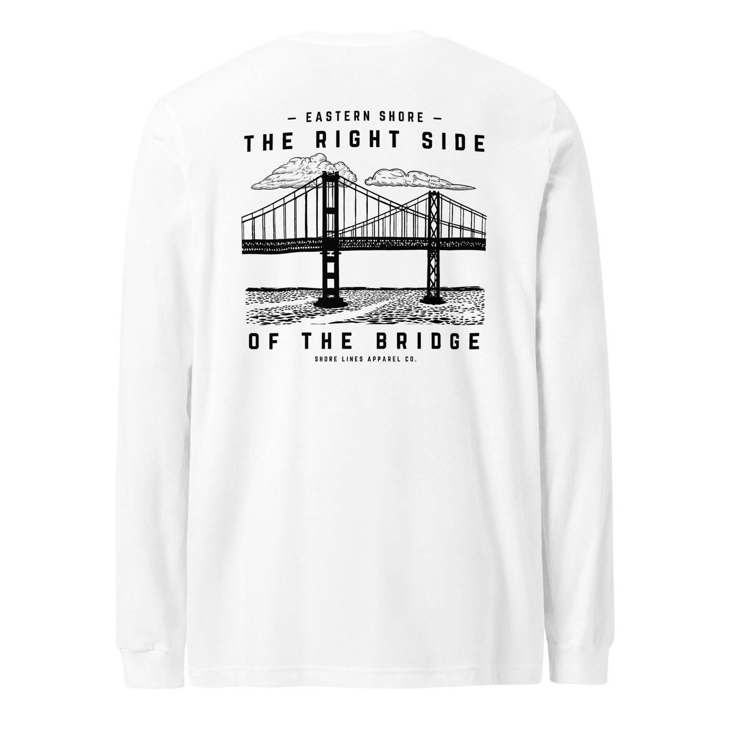 The Right Side CBB | Core LS-white-Shore Lines Apparel Co.