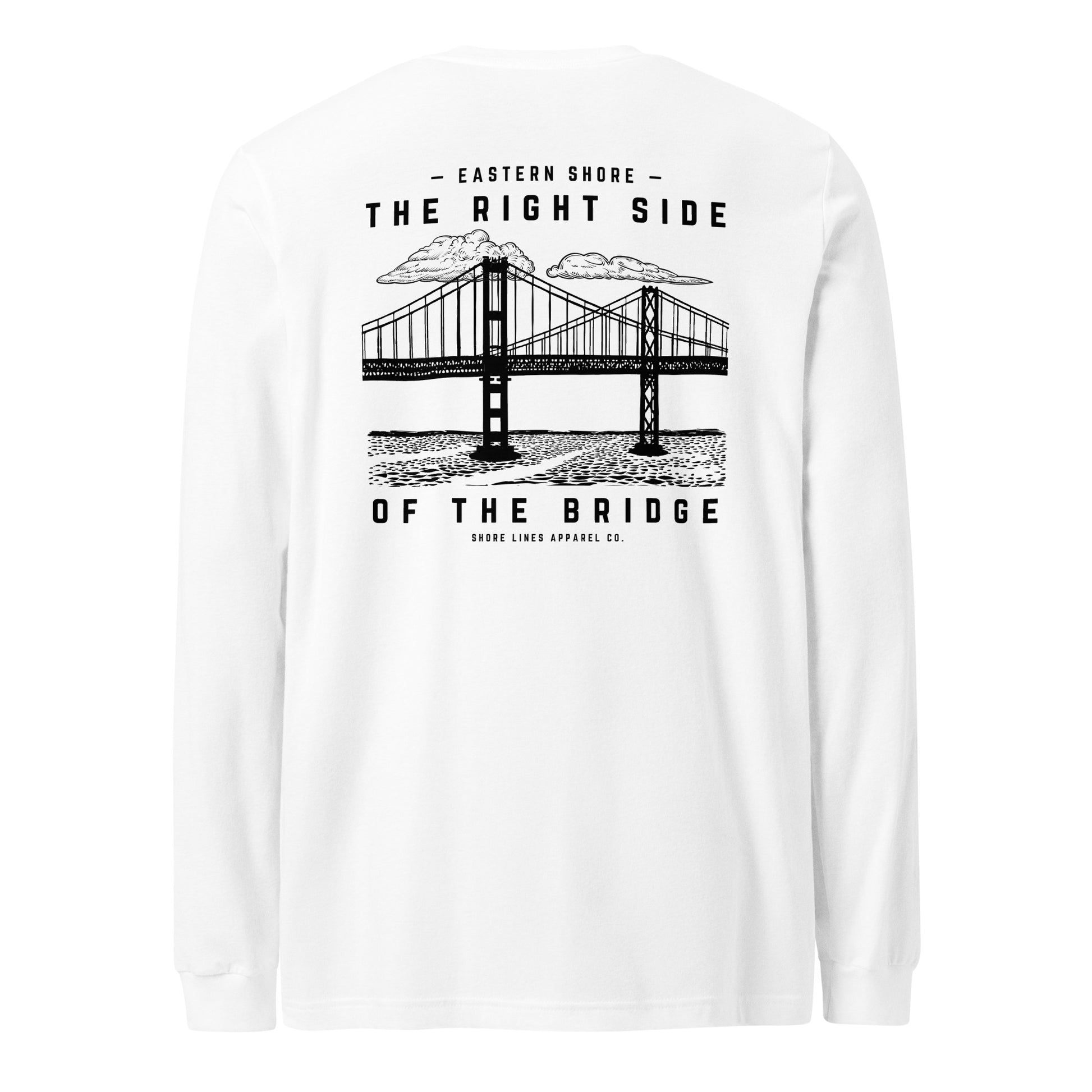 The Right Side CBB | Core LS-white-Shore Lines Apparel Co.