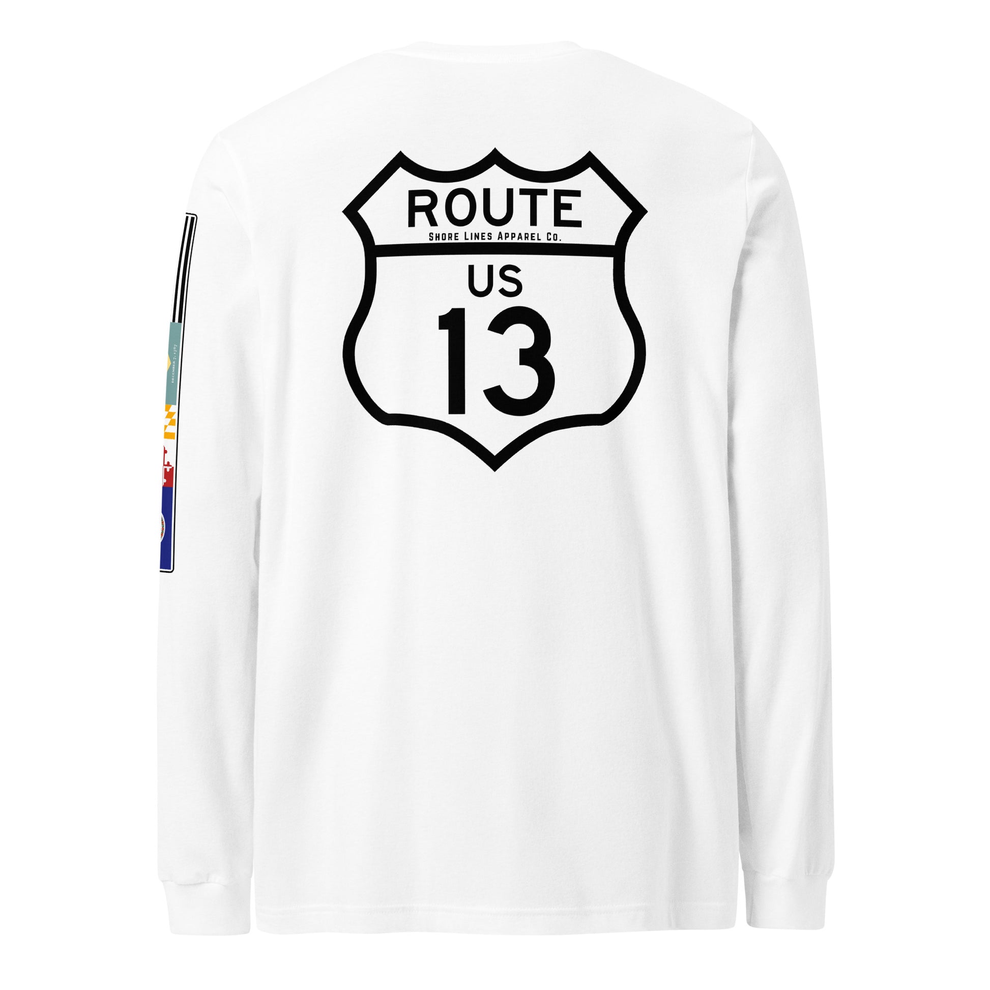 Route 13 | Core LS P-white-Shore Lines Apparel Co.