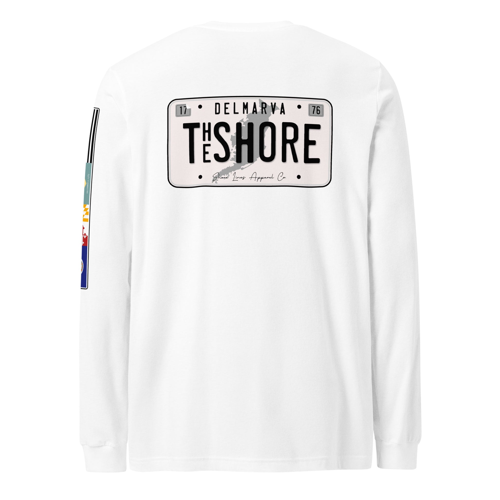 License Plate | Core LS P-white-Shore Lines Apparel Co.