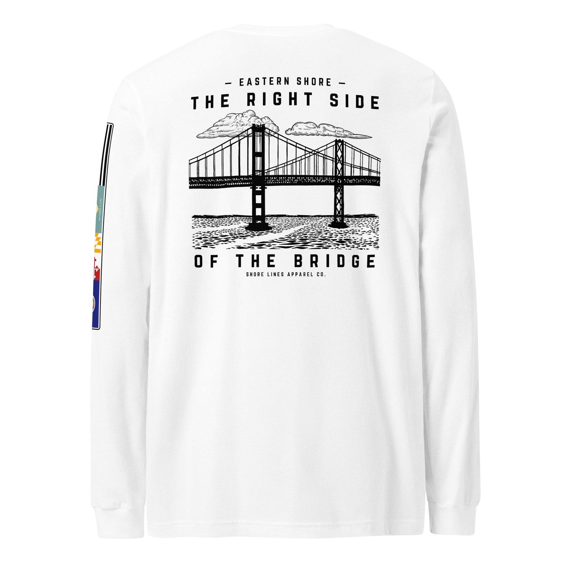 The Right Side CBB | Core LS P-white-Shore Lines Apparel Co.