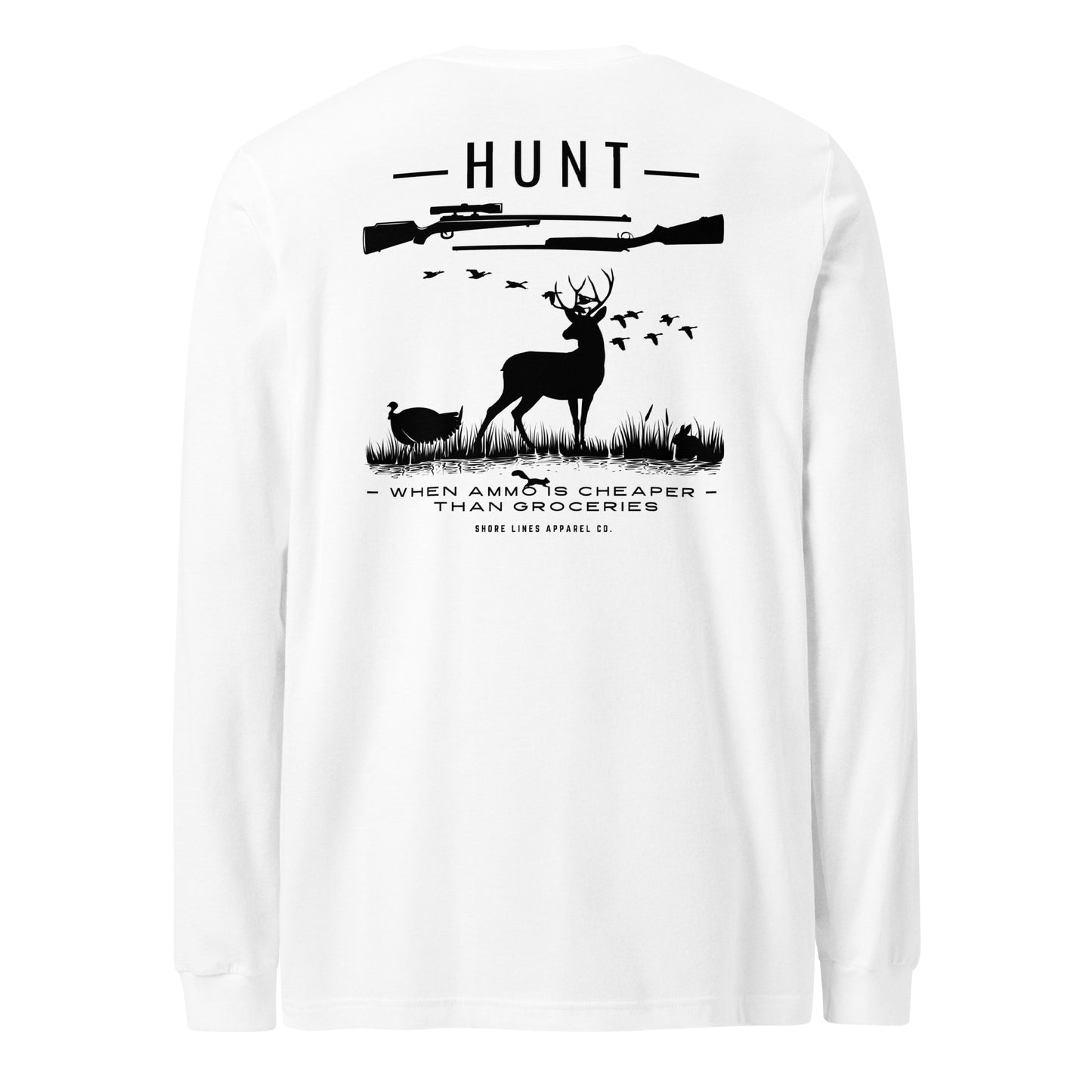 Hunt | Core LS-white-Shore Lines Apparel Co.