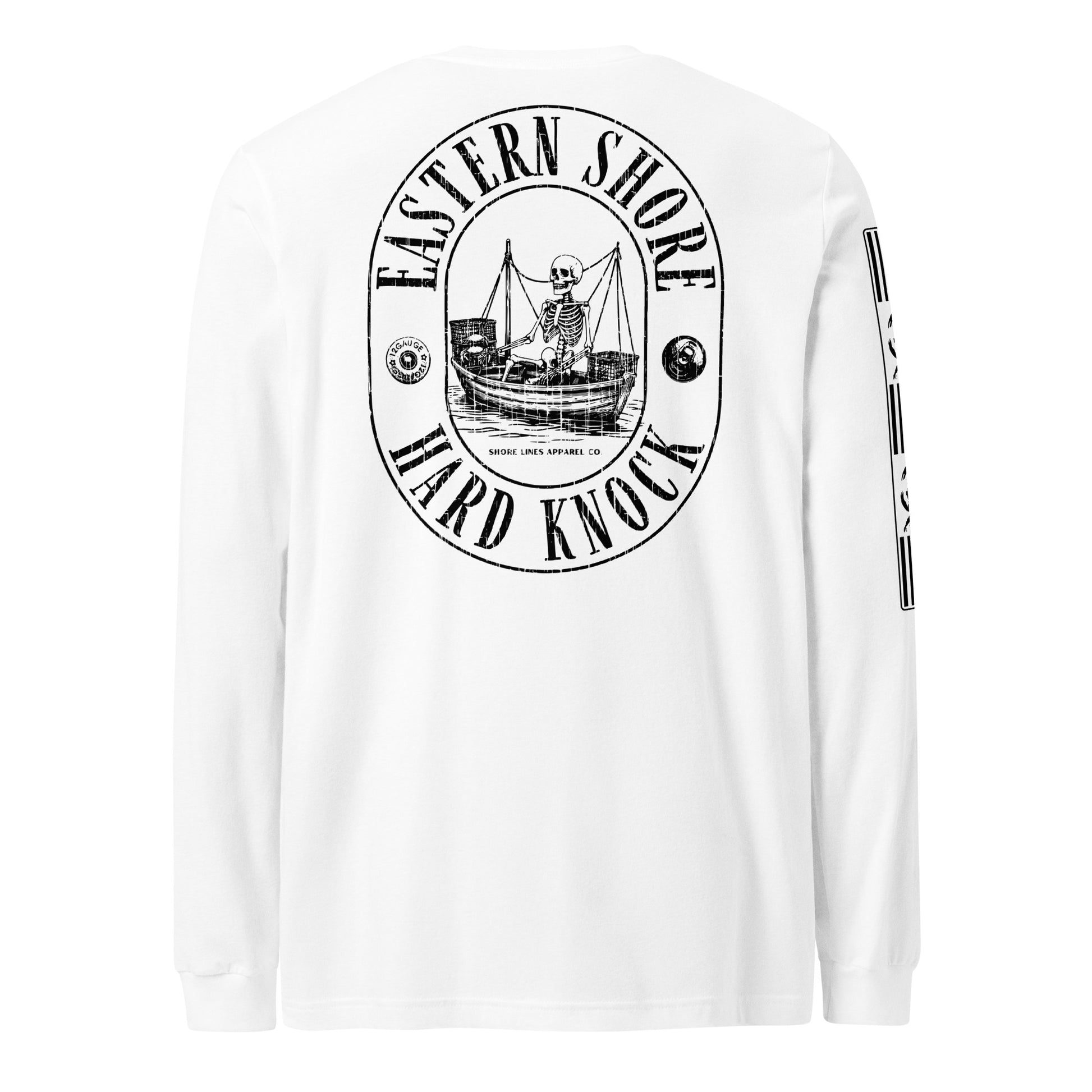 Eastern Shore Hard Knock | Long Sleeve P-white-Shore Lines Apparel Co.