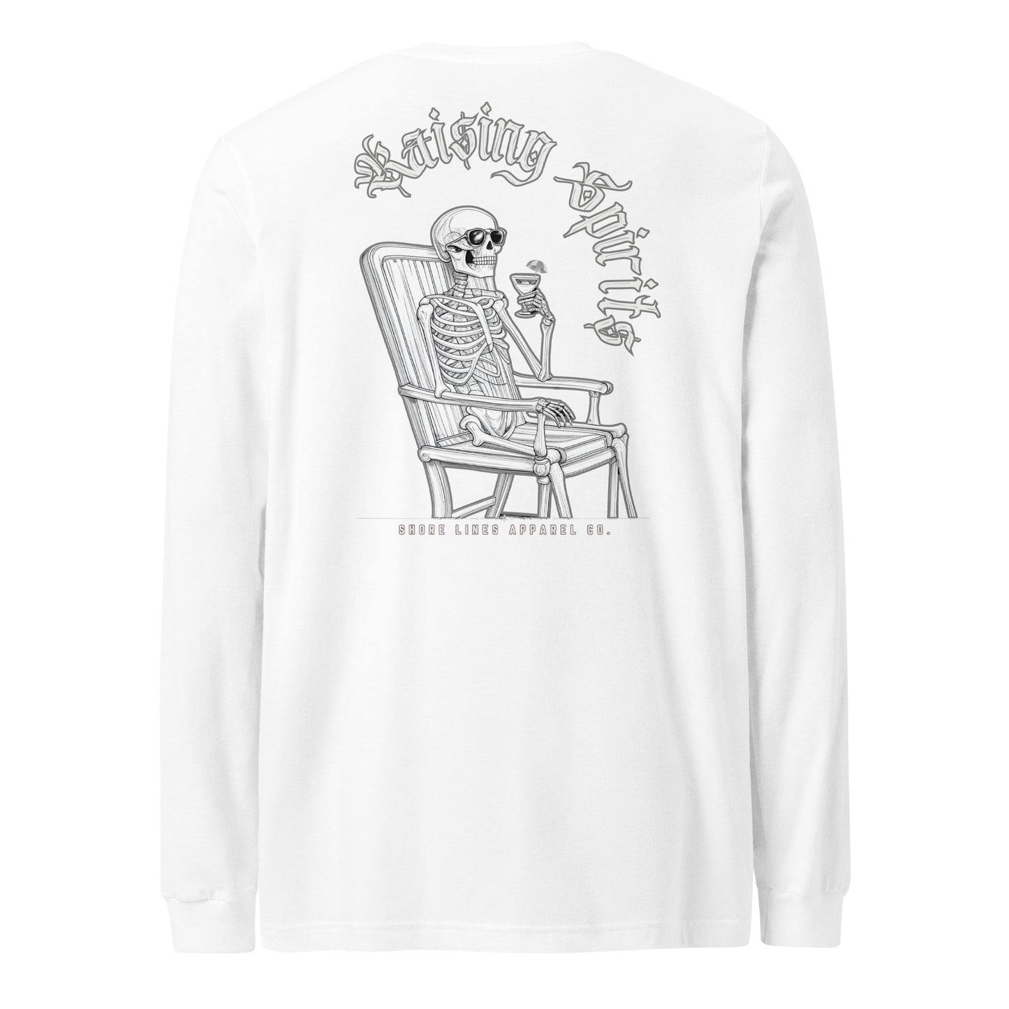Raising Spirits | Core LS-white-Shore Lines Apparel Co.
