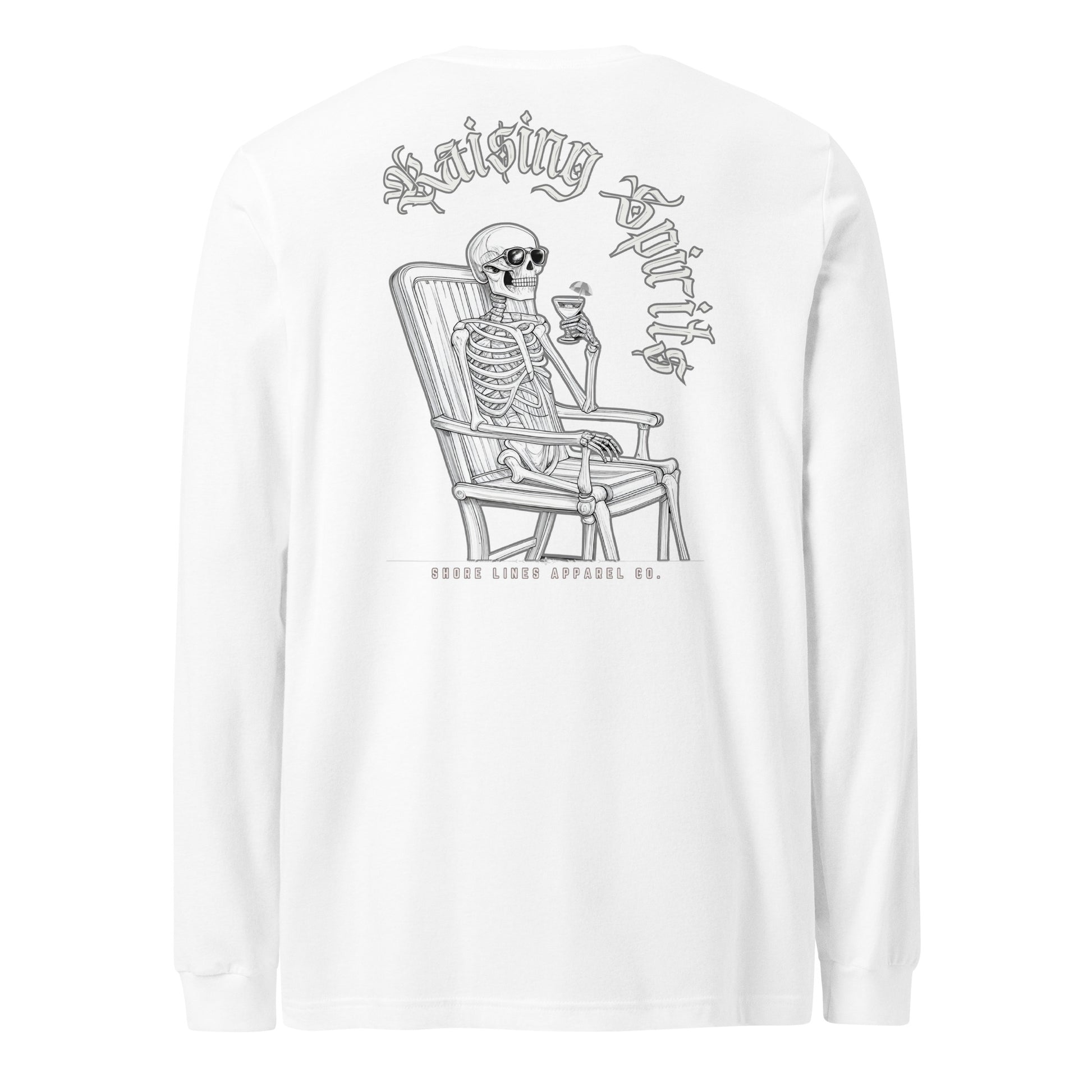 Raising Spirits | Core LS-white-Shore Lines Apparel Co.