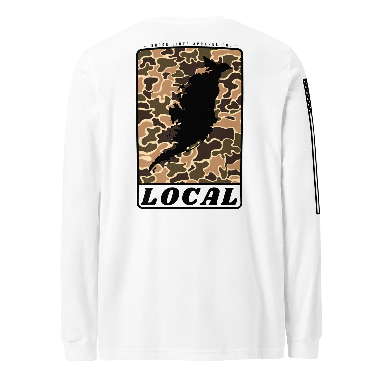 LOCAL | Long Sleeve P-white-Shore Lines Apparel Co.