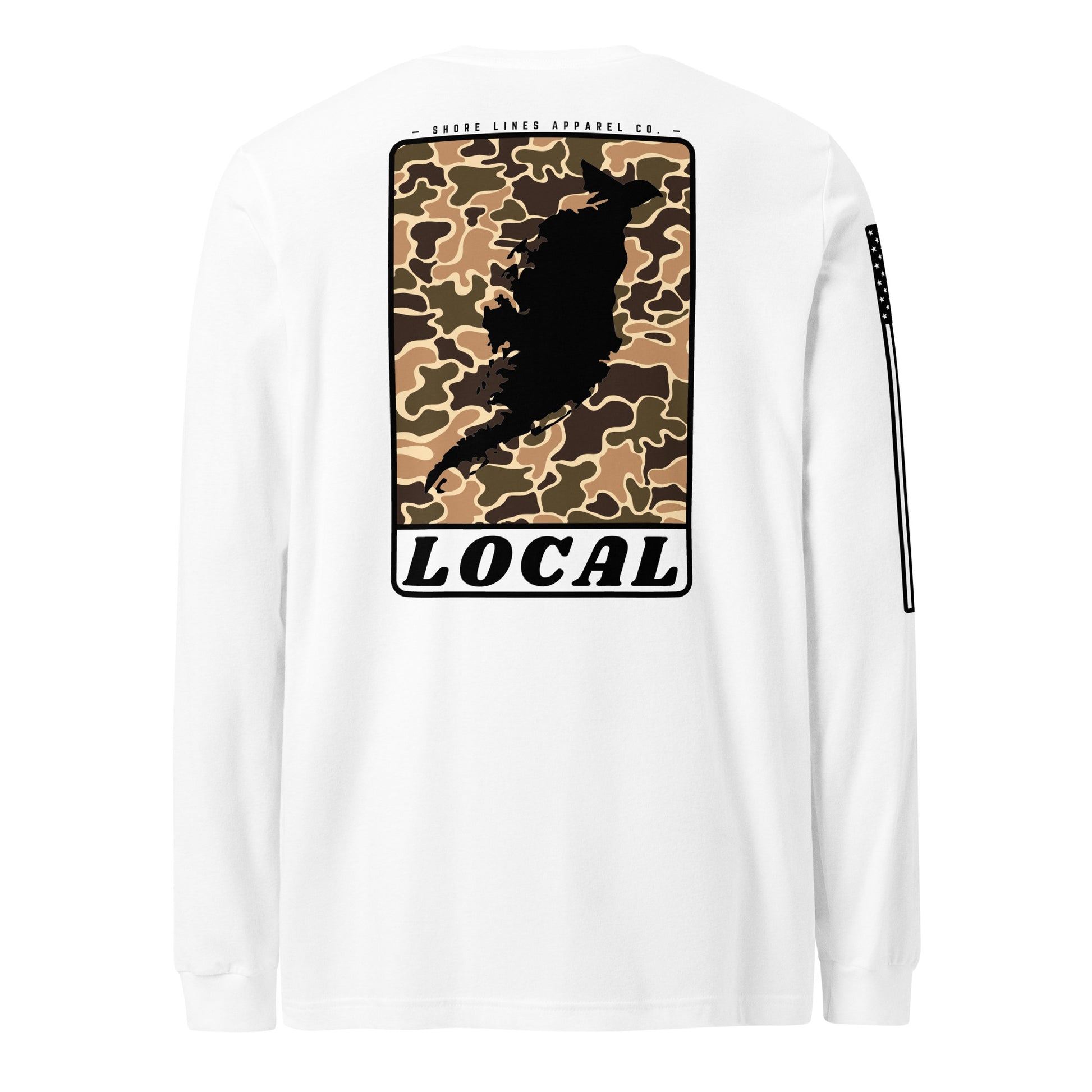 LOCAL | Long Sleeve P-white-Shore Lines Apparel Co.