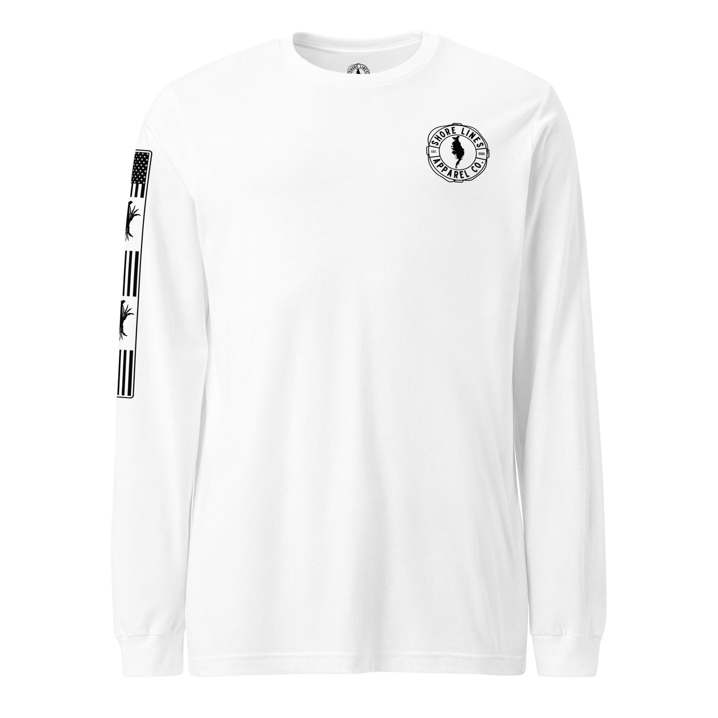 Eastern Shore Hard Knock | Long Sleeve P-white-Shore Lines Apparel Co.