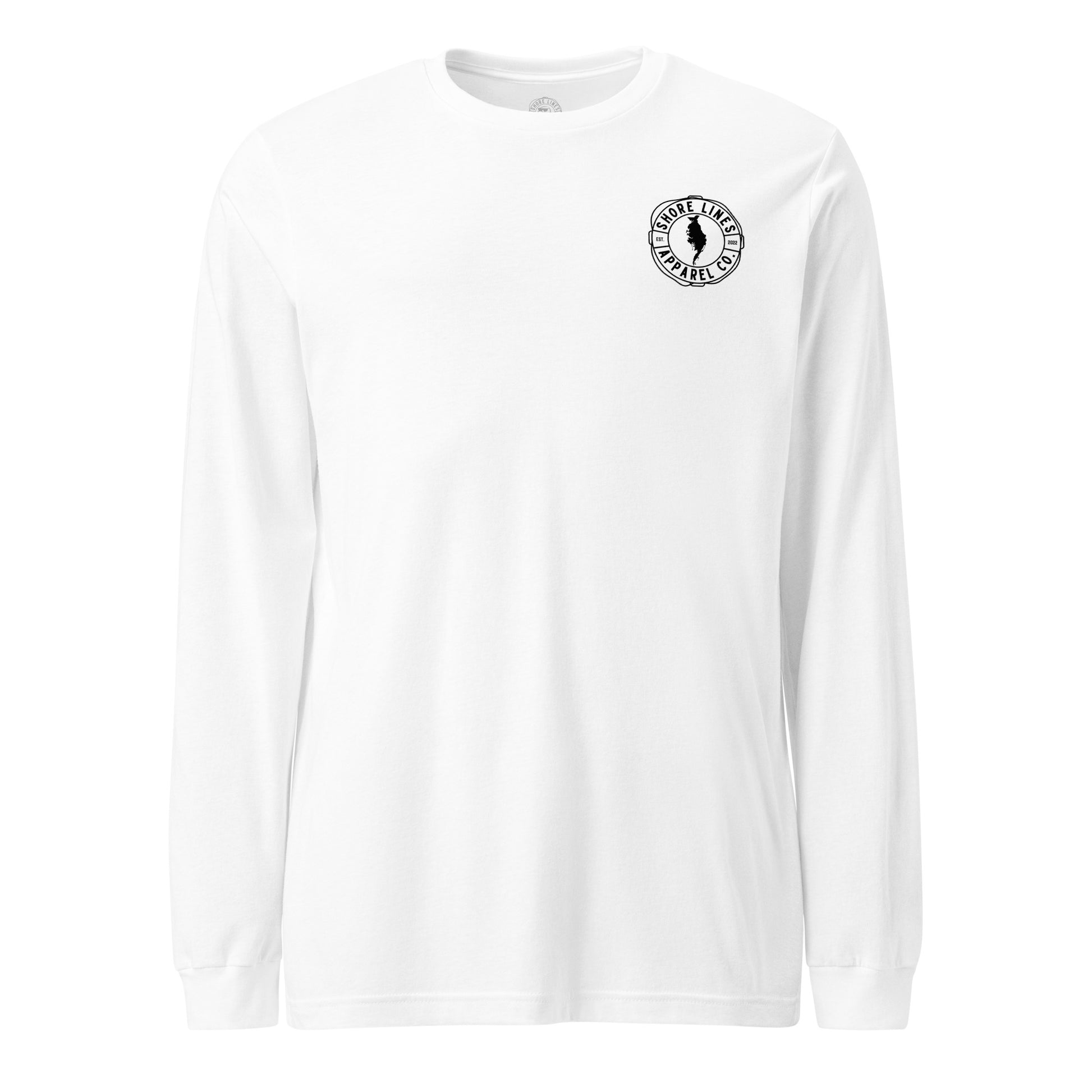 The Right Side CBB | Long Sleeve-white-Shore Lines Apparel Co.