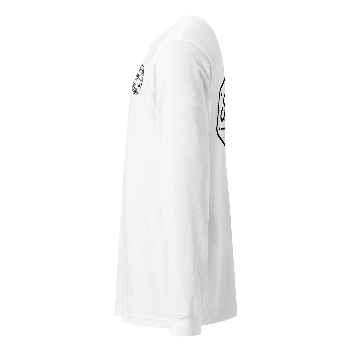 Slower Lower | Long Sleeve P-white-Shore Lines Apparel Co.™