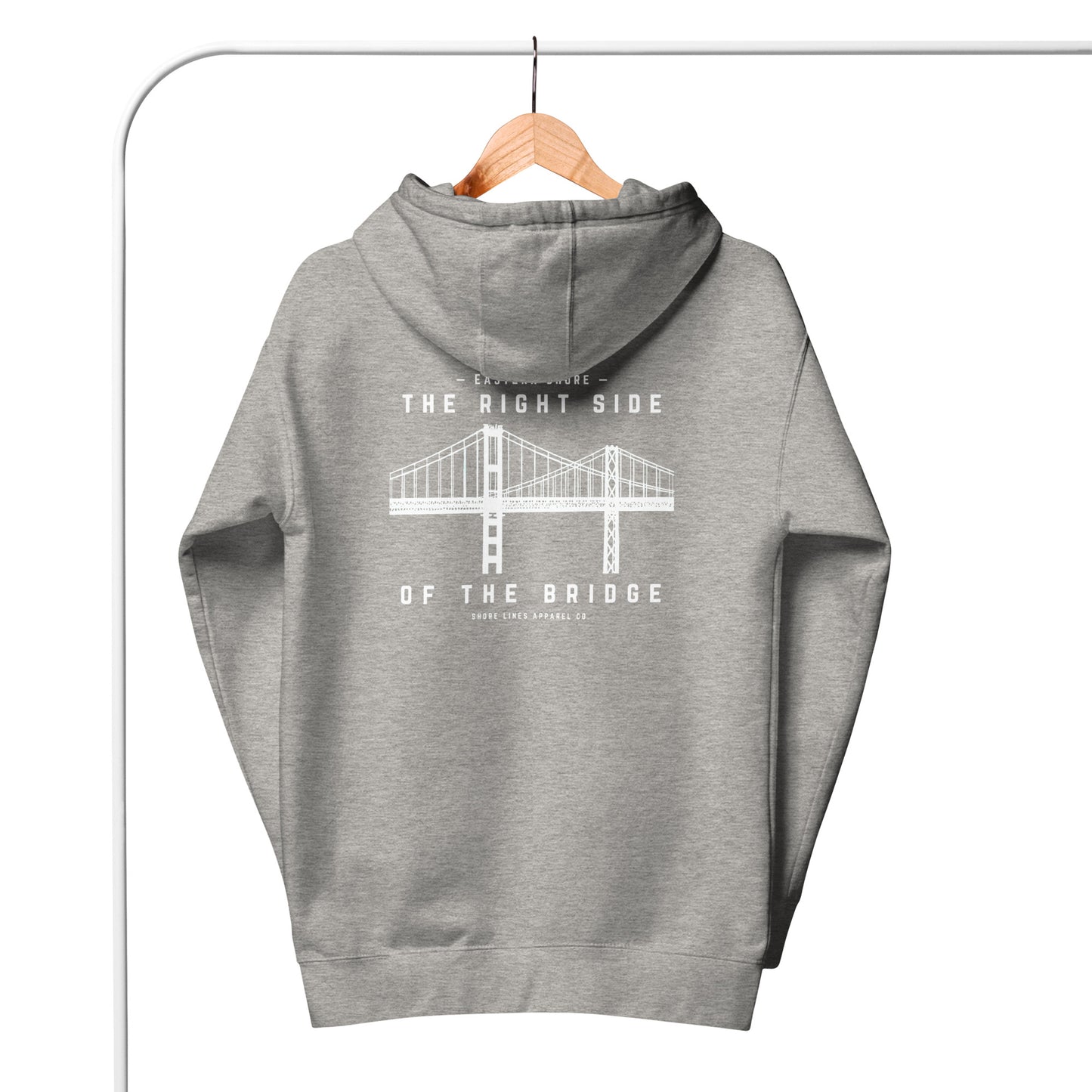 The Right Side CBB | Hoodie-gray-Shore Lines Apparel Co.