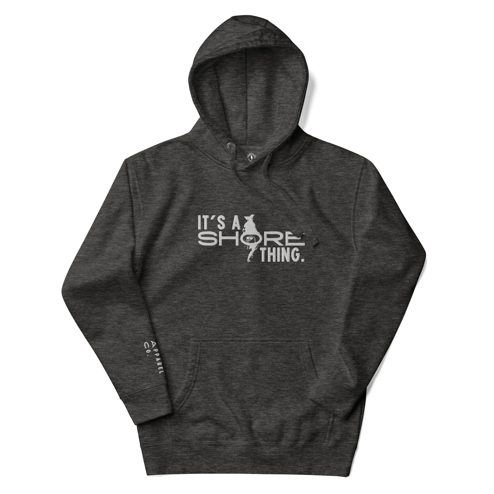 A Shore Thing | Hoodie-charcoalheather-Shore Lines Apparel Co.