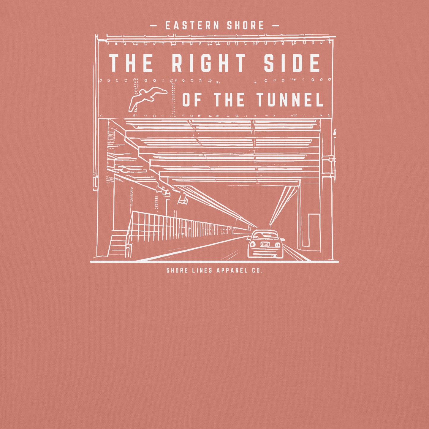 The Right Side CBBT | Hoodie-dustyrose-Shore Lines Apparel Co.