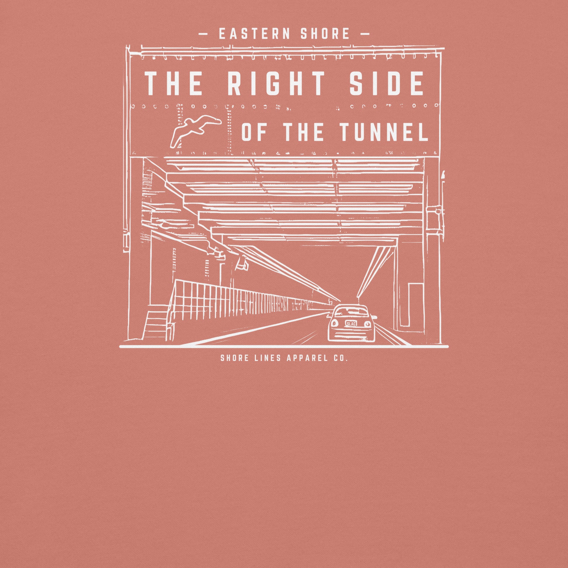 The Right Side CBBT | Hoodie-dustyrose-Shore Lines Apparel Co.