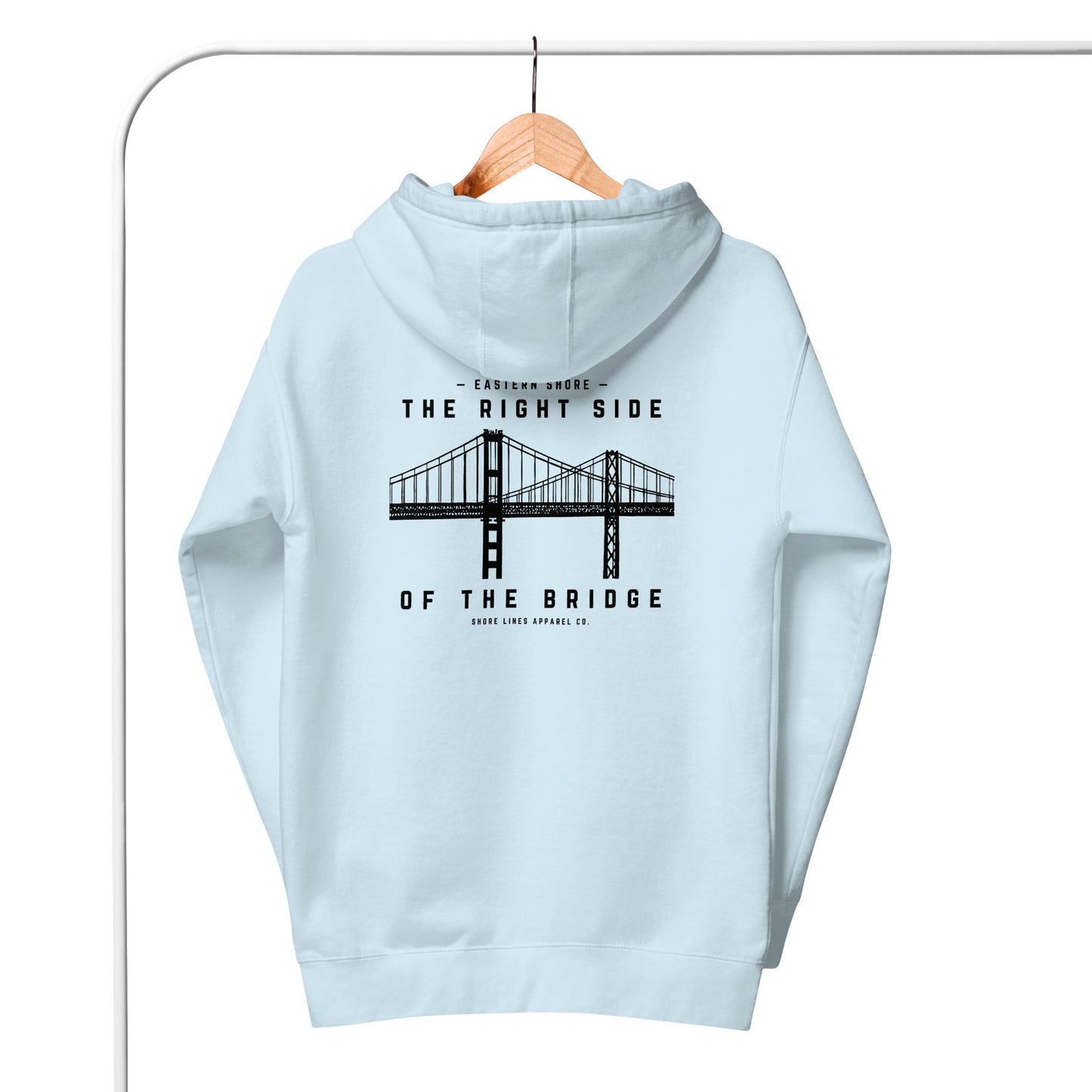 The Right Side CBB | Hoodie-skyblue-Shore Lines Apparel Co.