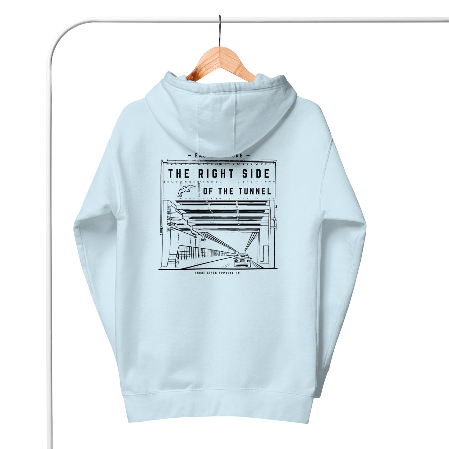 The Right Side CBBT | Hoodie-skyblue-Shore Lines Apparel Co.