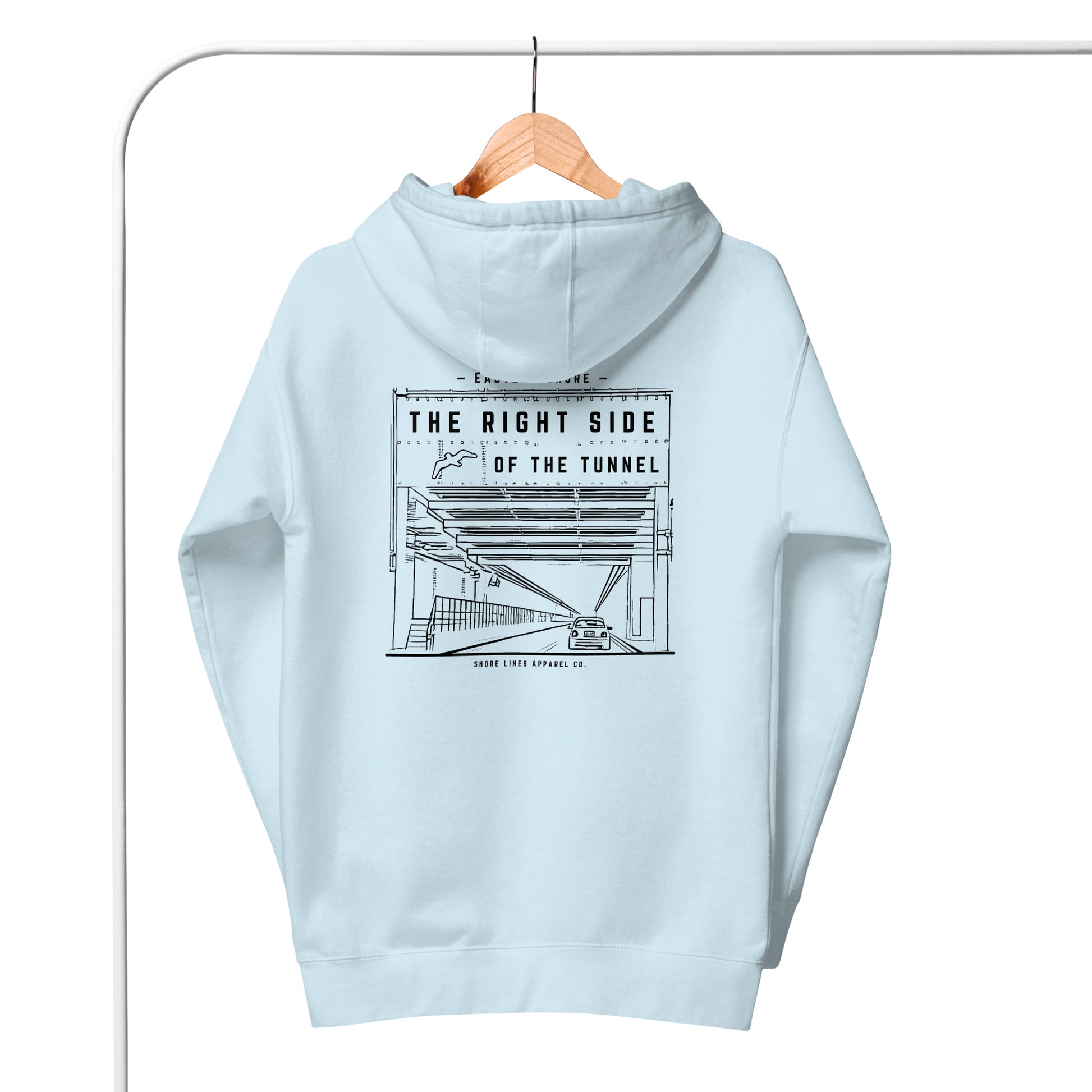 The Right Side CBBT | Hoodie-skyblue-Shore Lines Apparel Co.