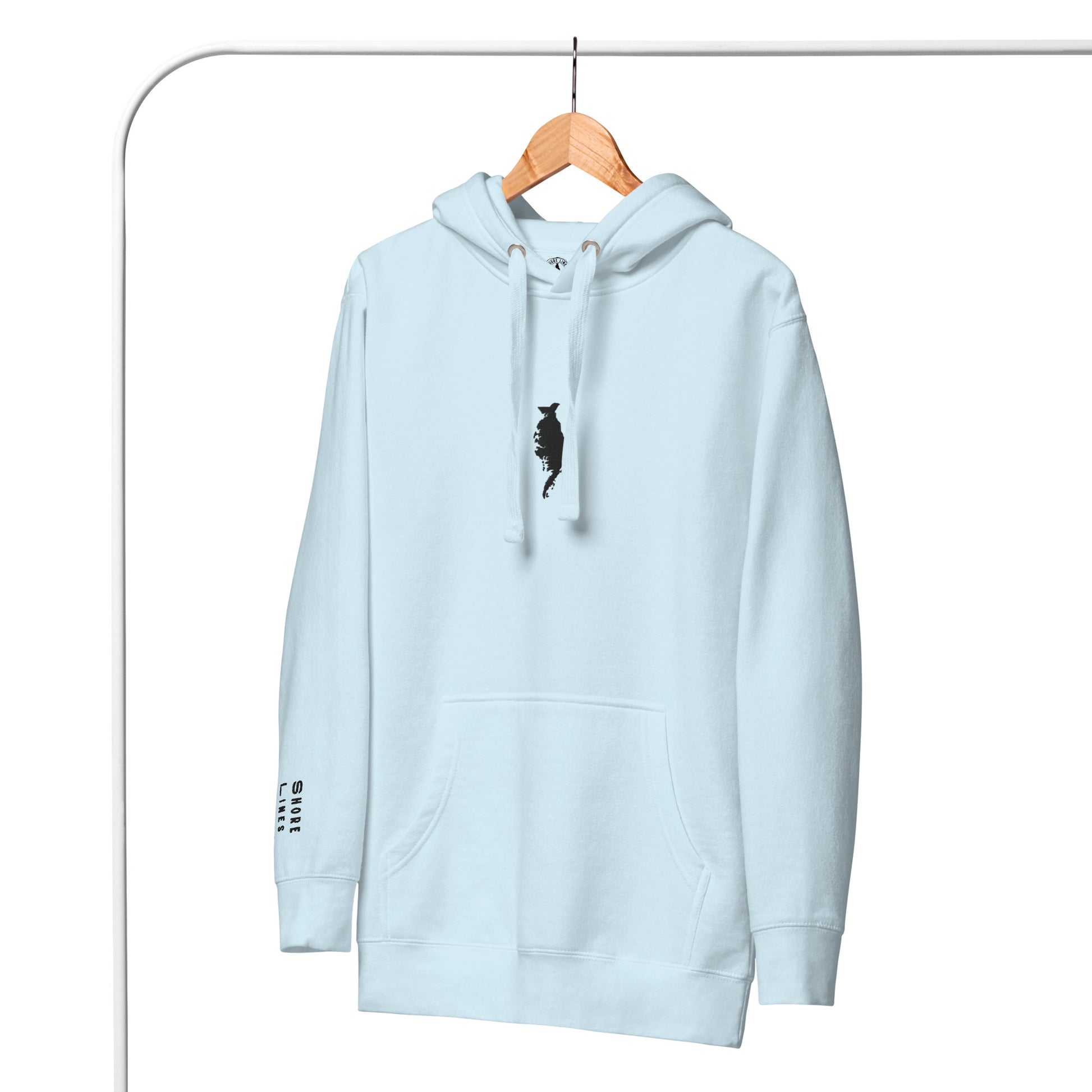 The Peninsula | Hoodie-skyblue-Shore Lines Apparel Co.