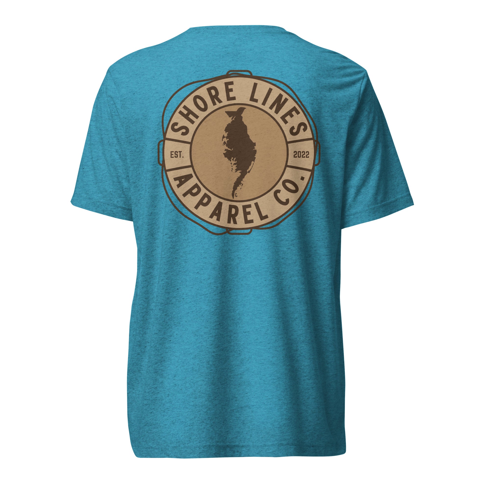 Shore Lines™ Espresso | Core SS-aqua-Shore Lines Apparel Co.