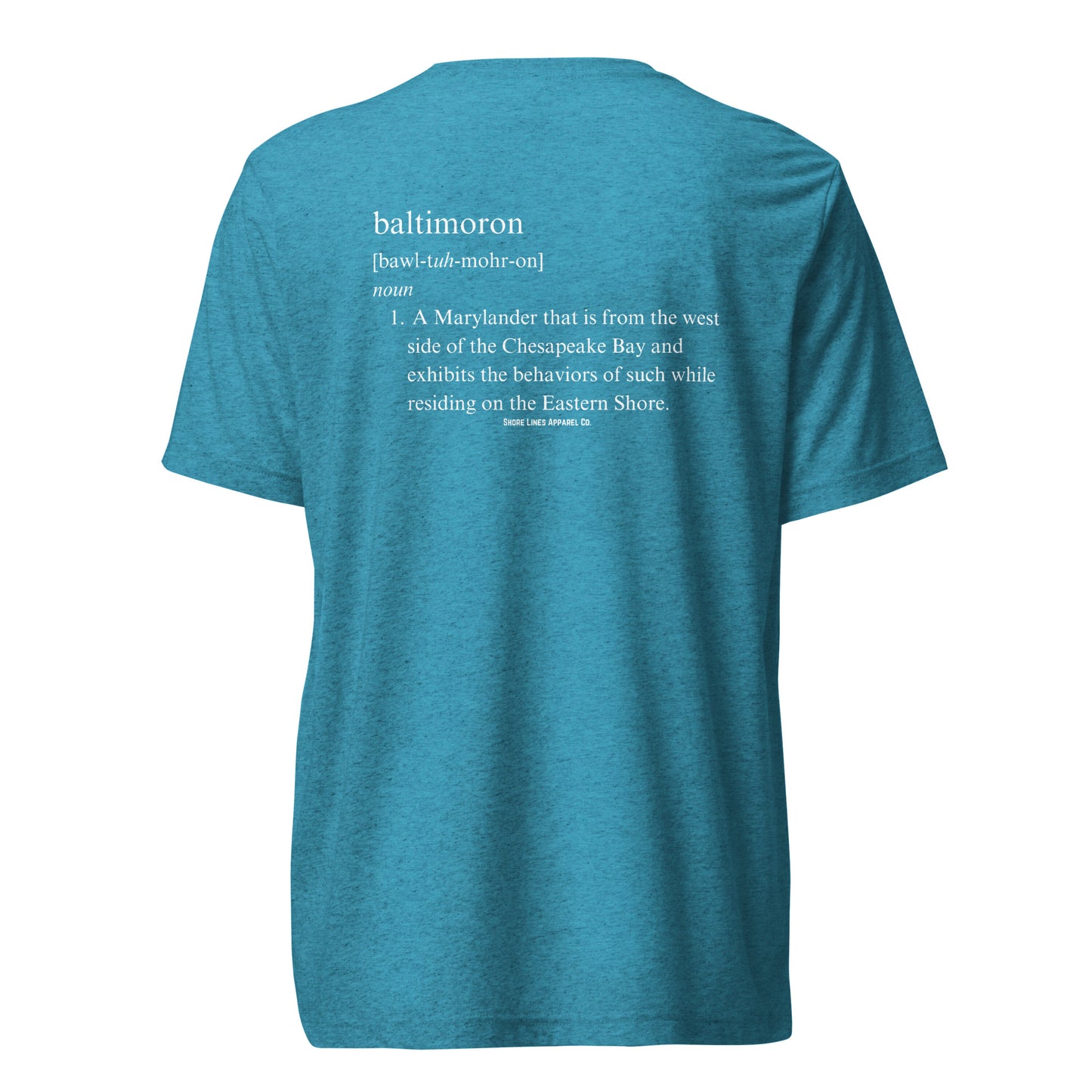 Baltimoron | Core SS-aqua-Shore Lines Apparel Co.