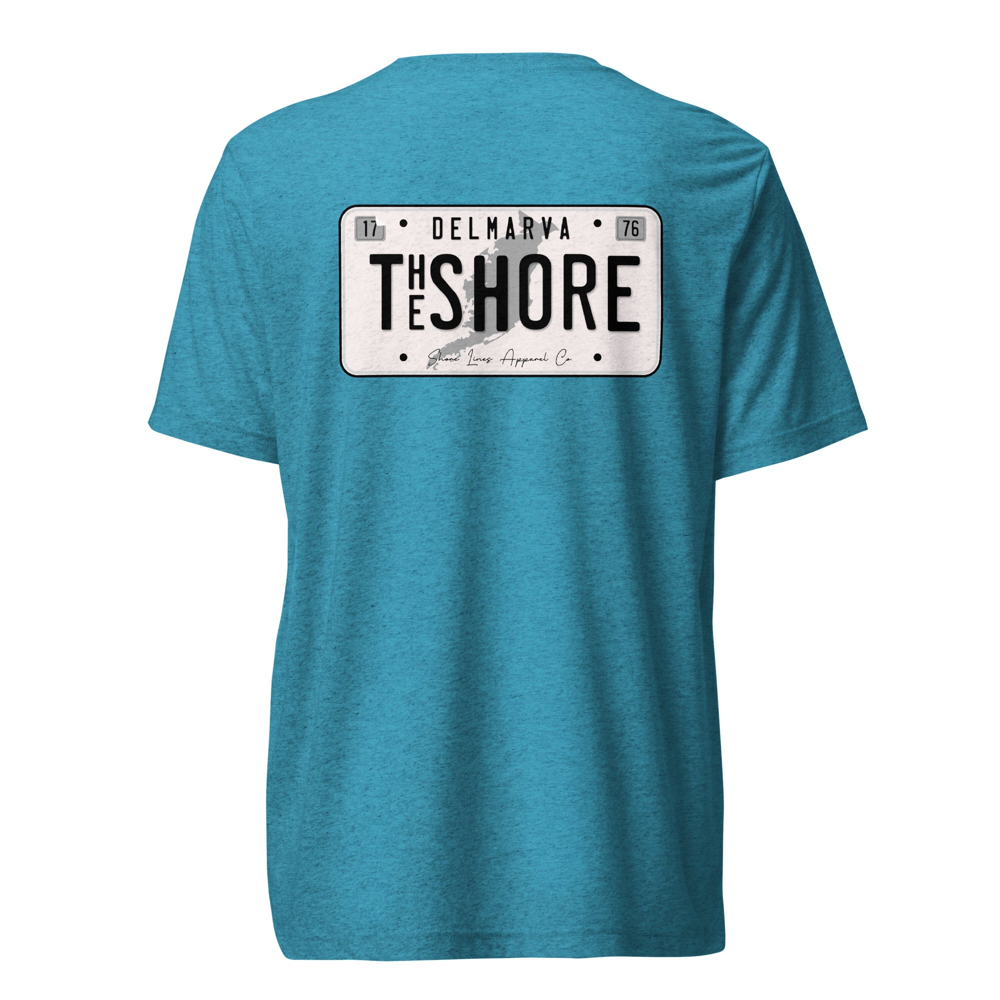 License Plate | Core SS-aqua-Shore Lines Apparel Co.