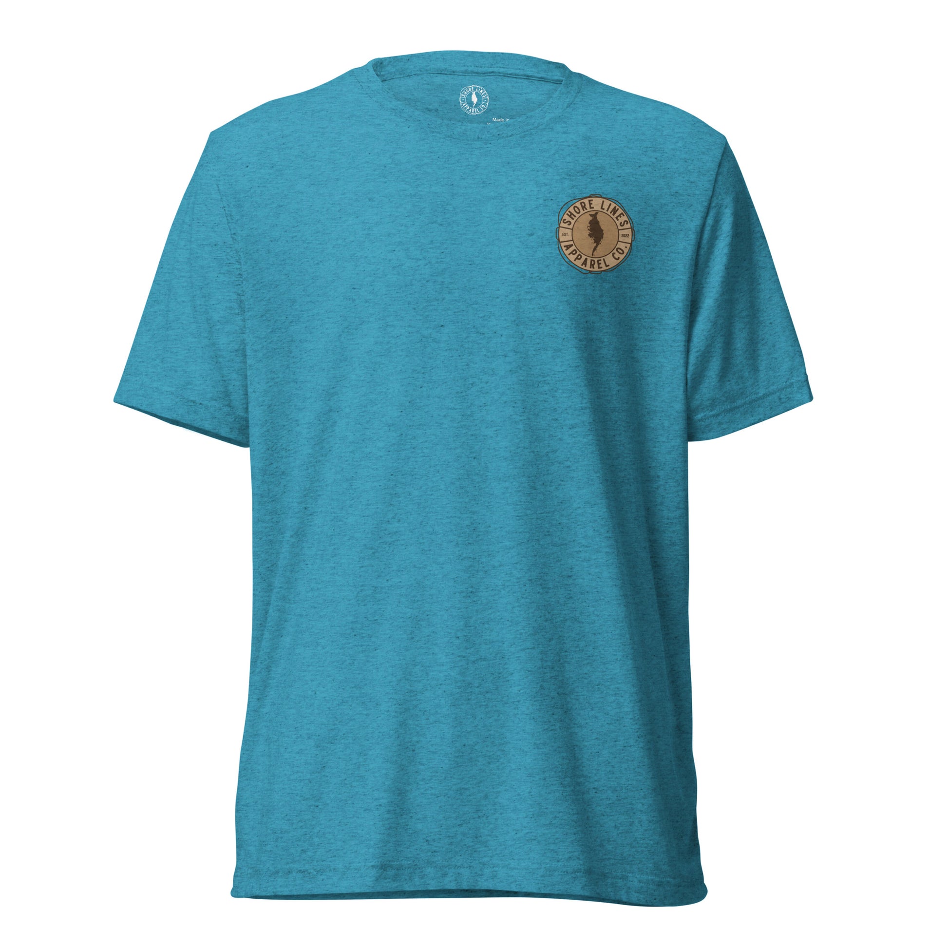 Shore Lines™ Espresso | Core SS-aqua-Shore Lines Apparel Co.