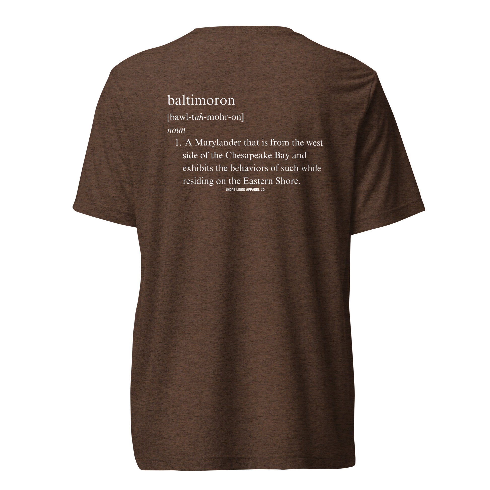 Baltimoron | Core SS-brown-Shore Lines Apparel Co.