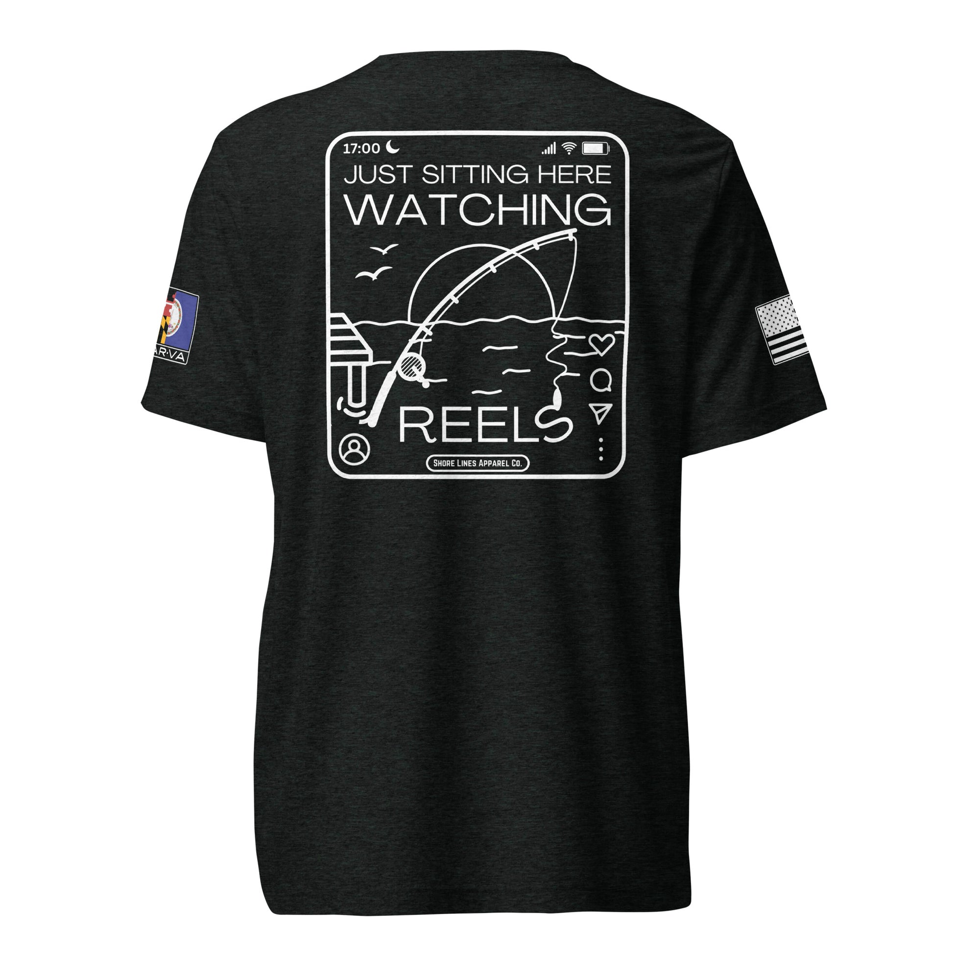 Watching Reels | Core SS P-black-Shore Lines Apparel Co.