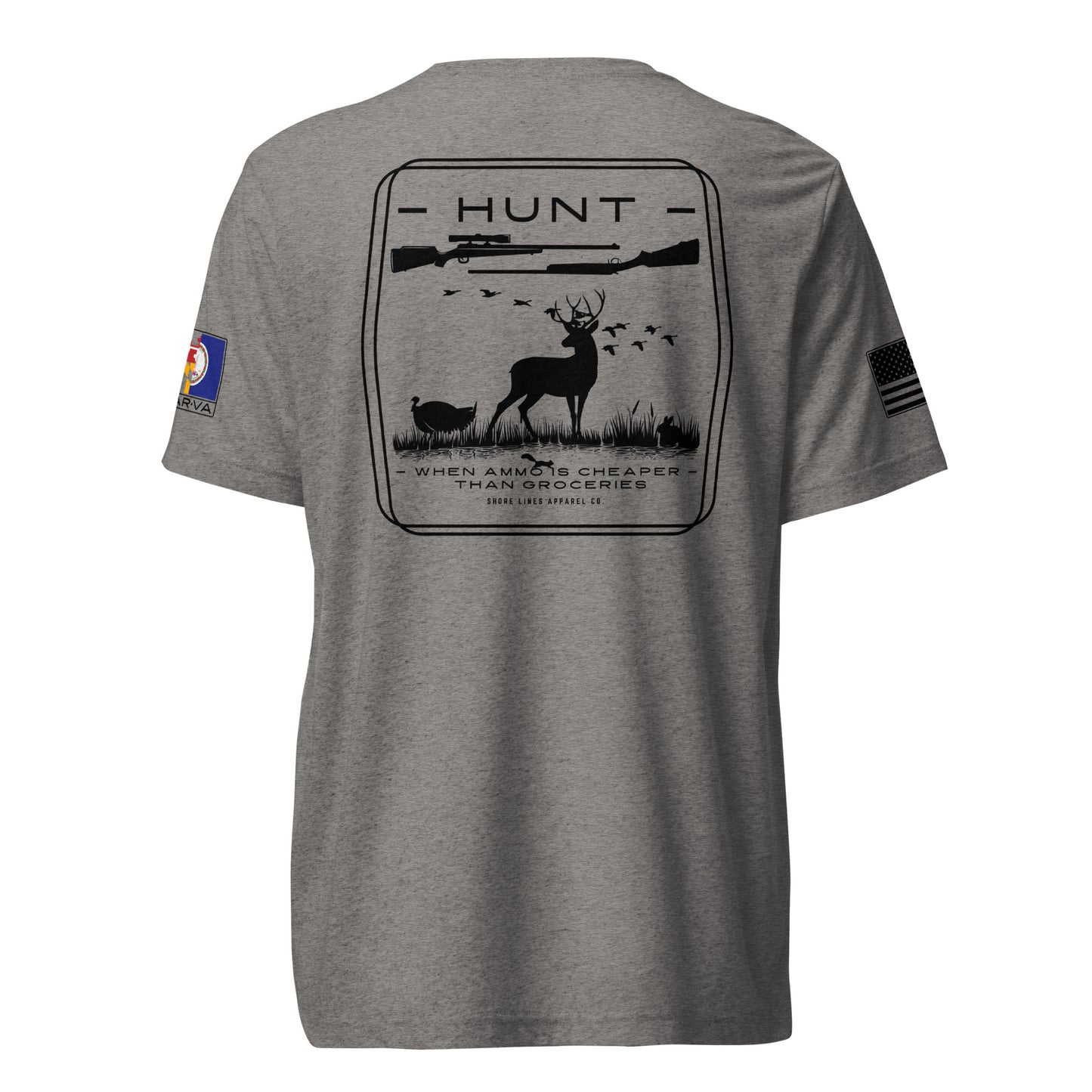 Hunt | Core SS P-gray-Shore Lines Apparel Co.