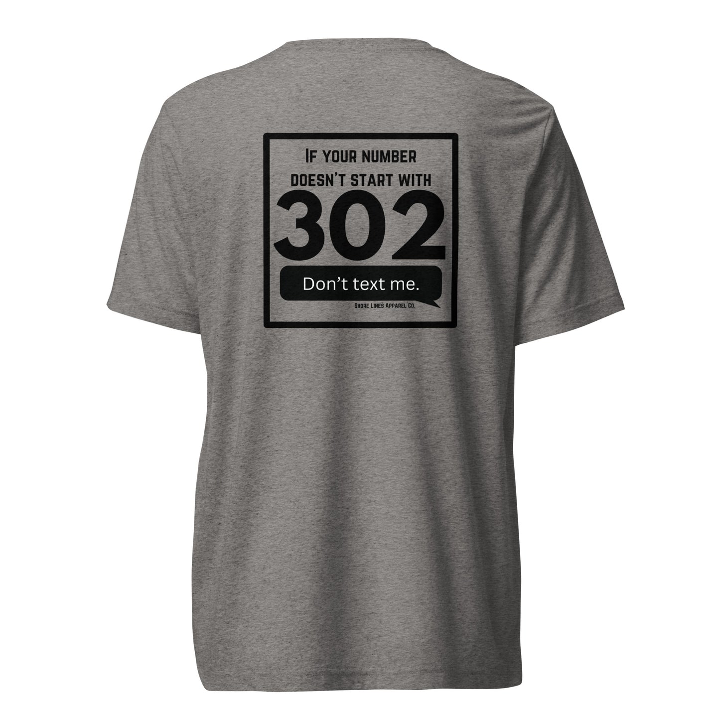 302 Area Code | Core SS-gray-Shore Lines Apparel Co.