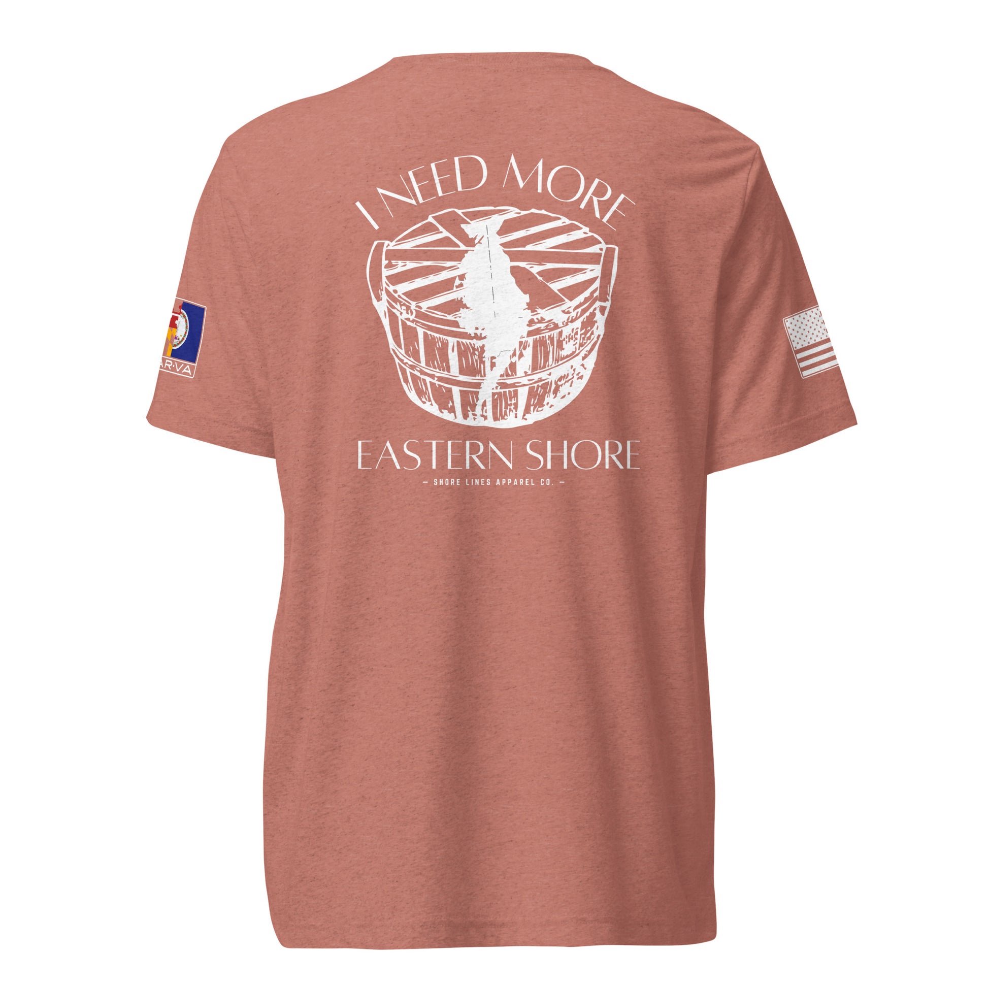 Need More Eastern Shore | Core SS P-mauve-Shore Lines Apparel Co.