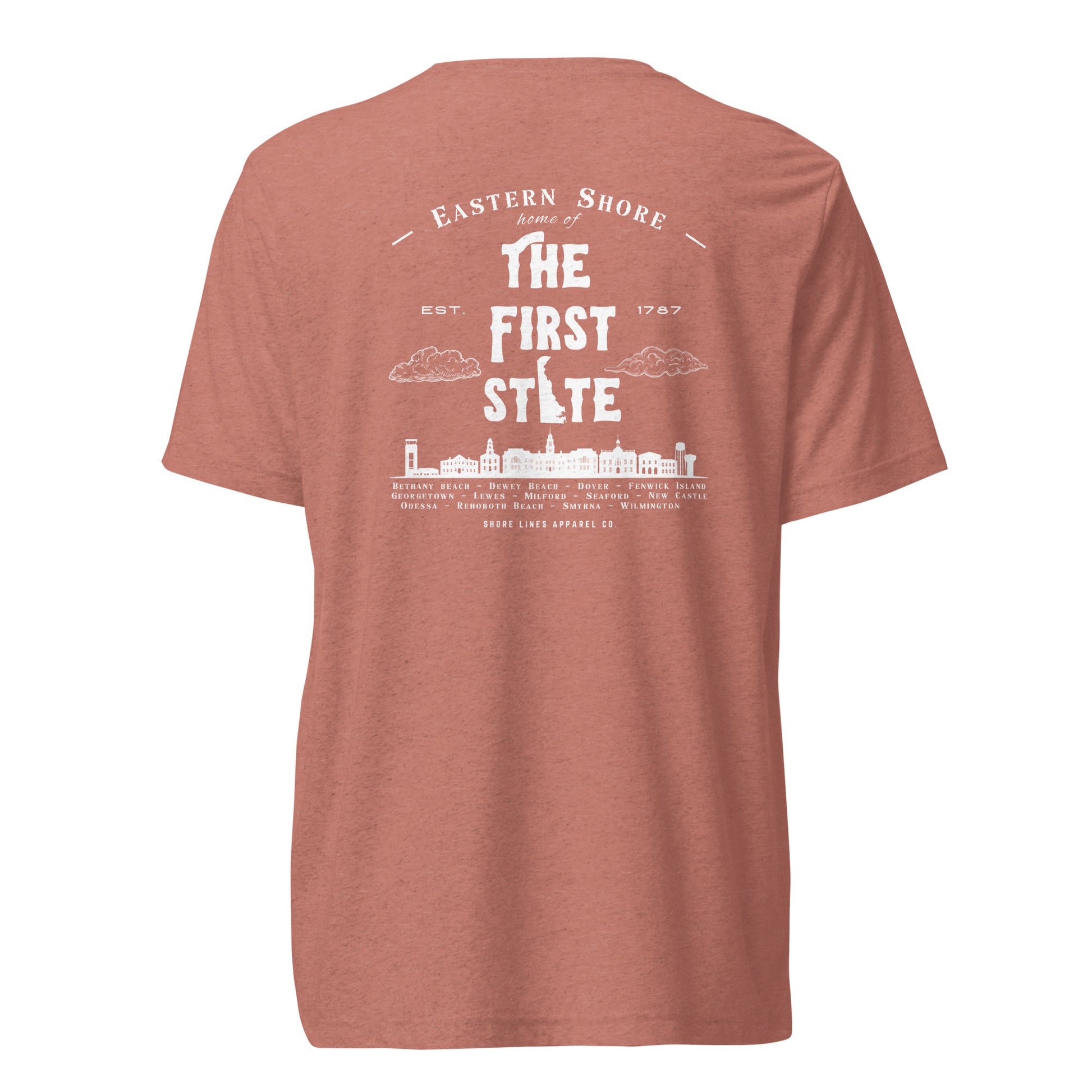 The First State | Core SS-mauve-Shore Lines Apparel Co.