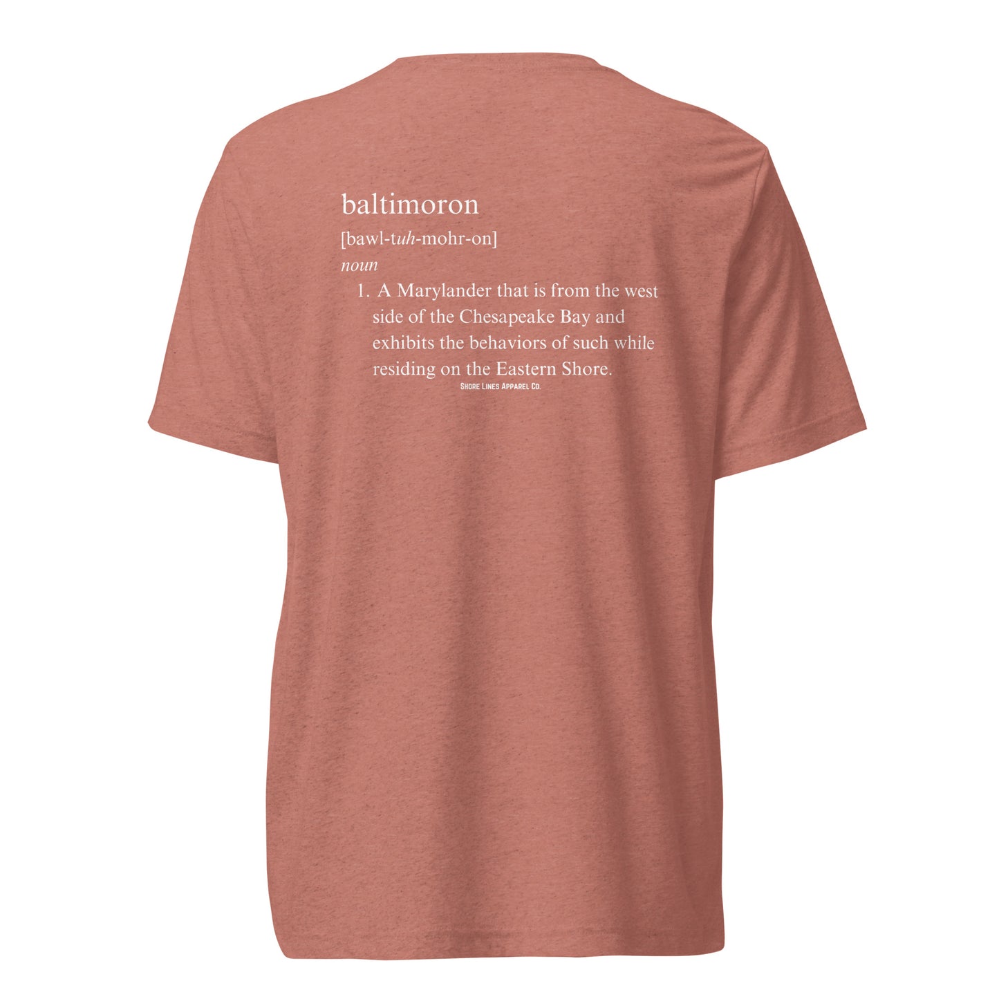 Baltimoron | Core SS-mauve-Shore Lines Apparel Co.