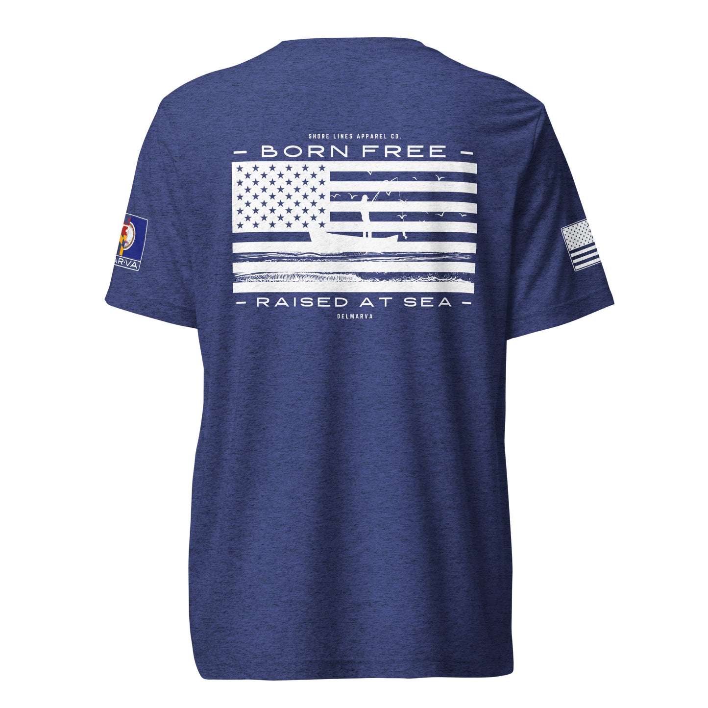 Born Free Raised at Sea | Core SS P-navy-Shore Lines Apparel Co.