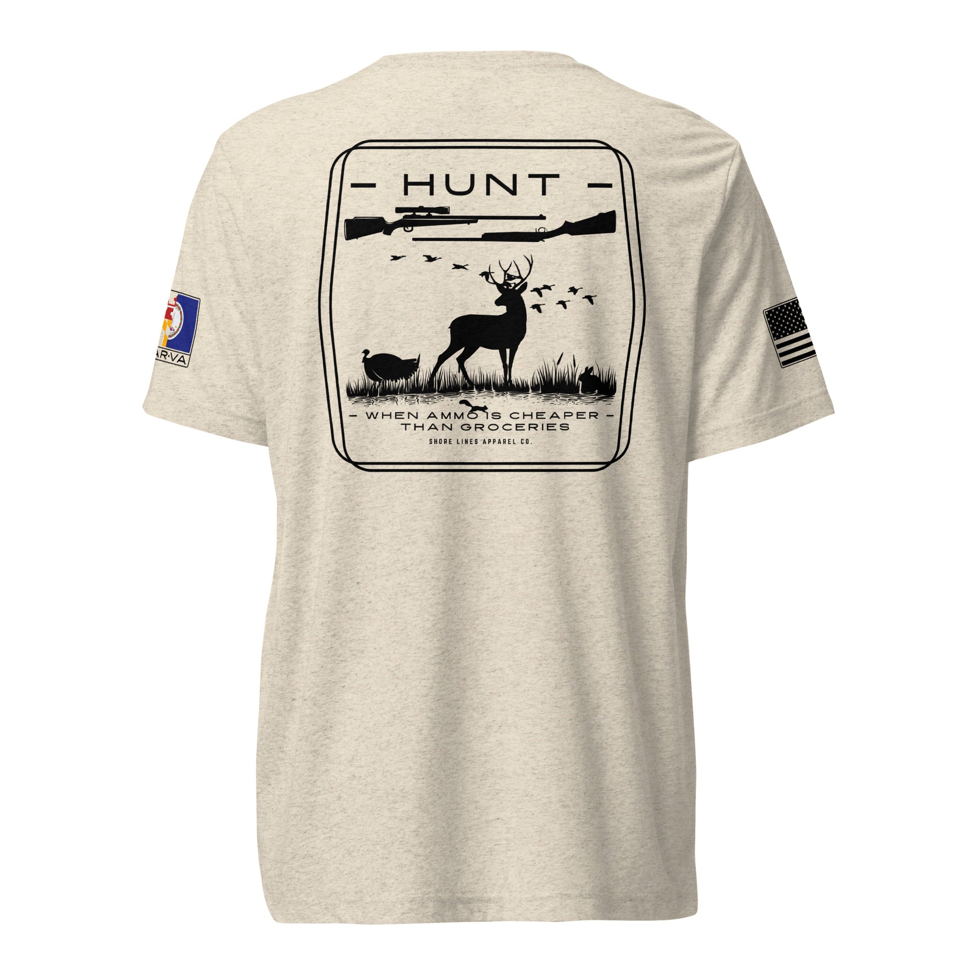 Hunt | Core SS P-oatmeal-Shore Lines Apparel Co.