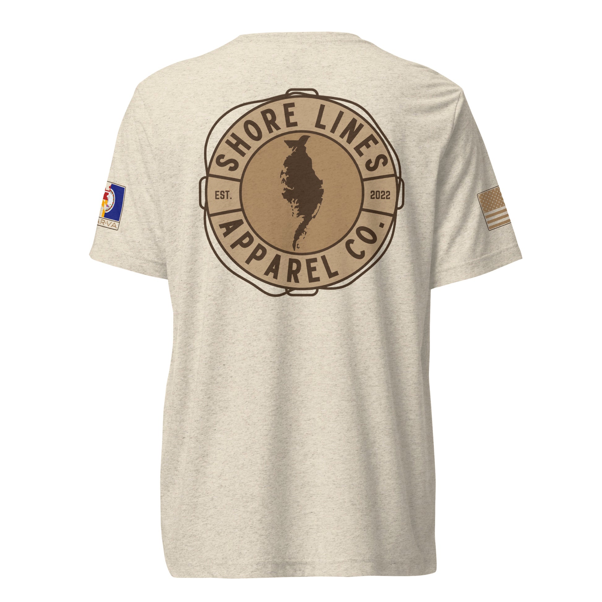 Shore Lines™ Espresso | Core SS P-oatmeal-Shore Lines Apparel Co.