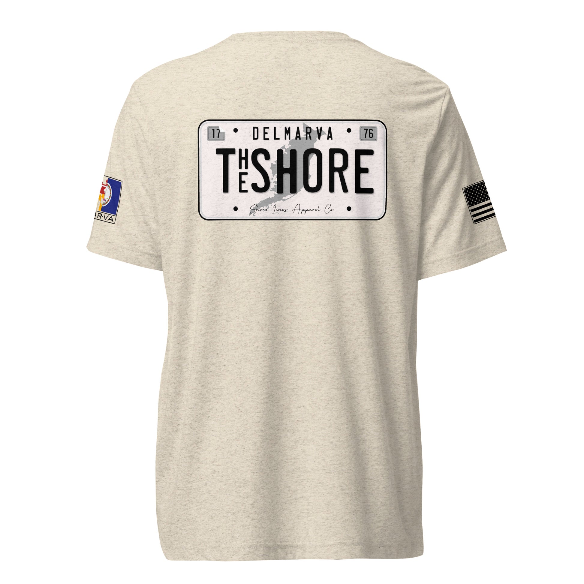 License Plate | Core SS P-oatmeal-Shore Lines Apparel Co.