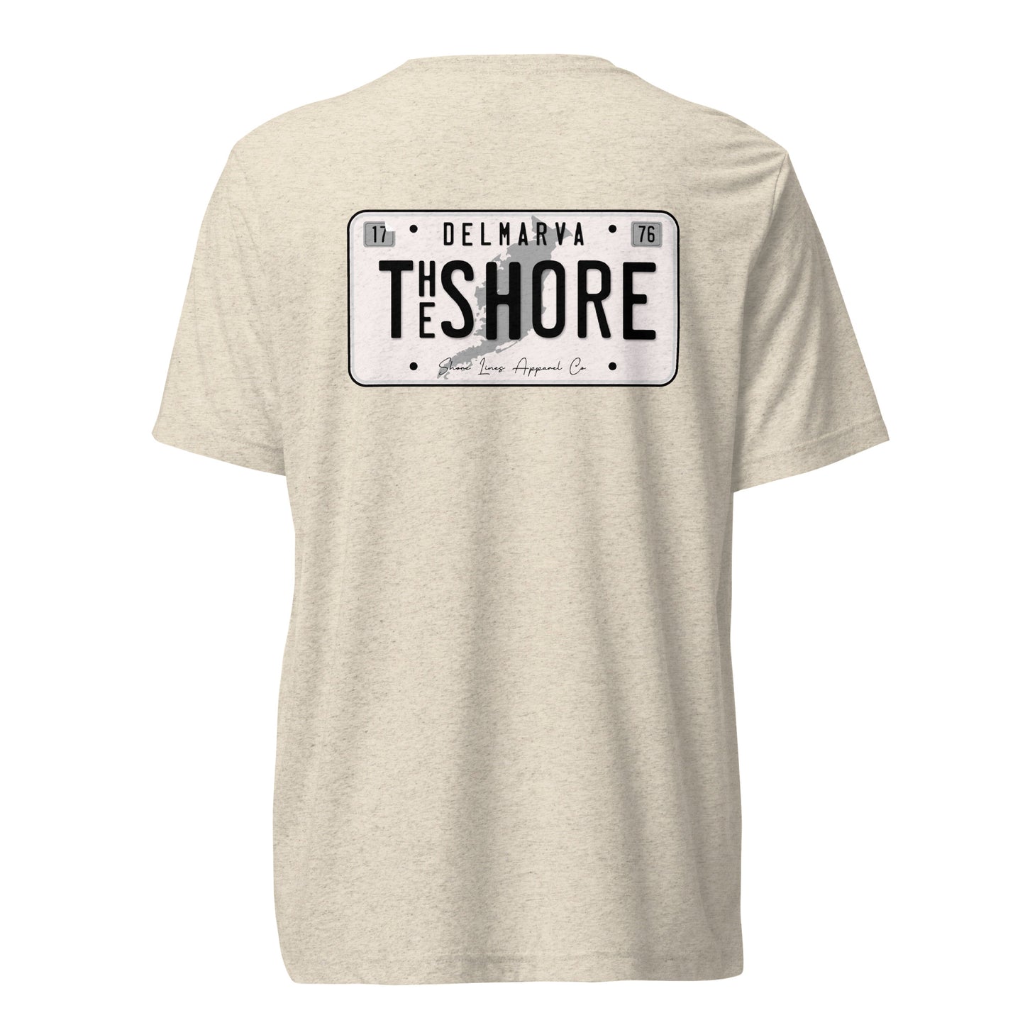 License Plate | Core SS-oatmeal-Shore Lines Apparel Co.