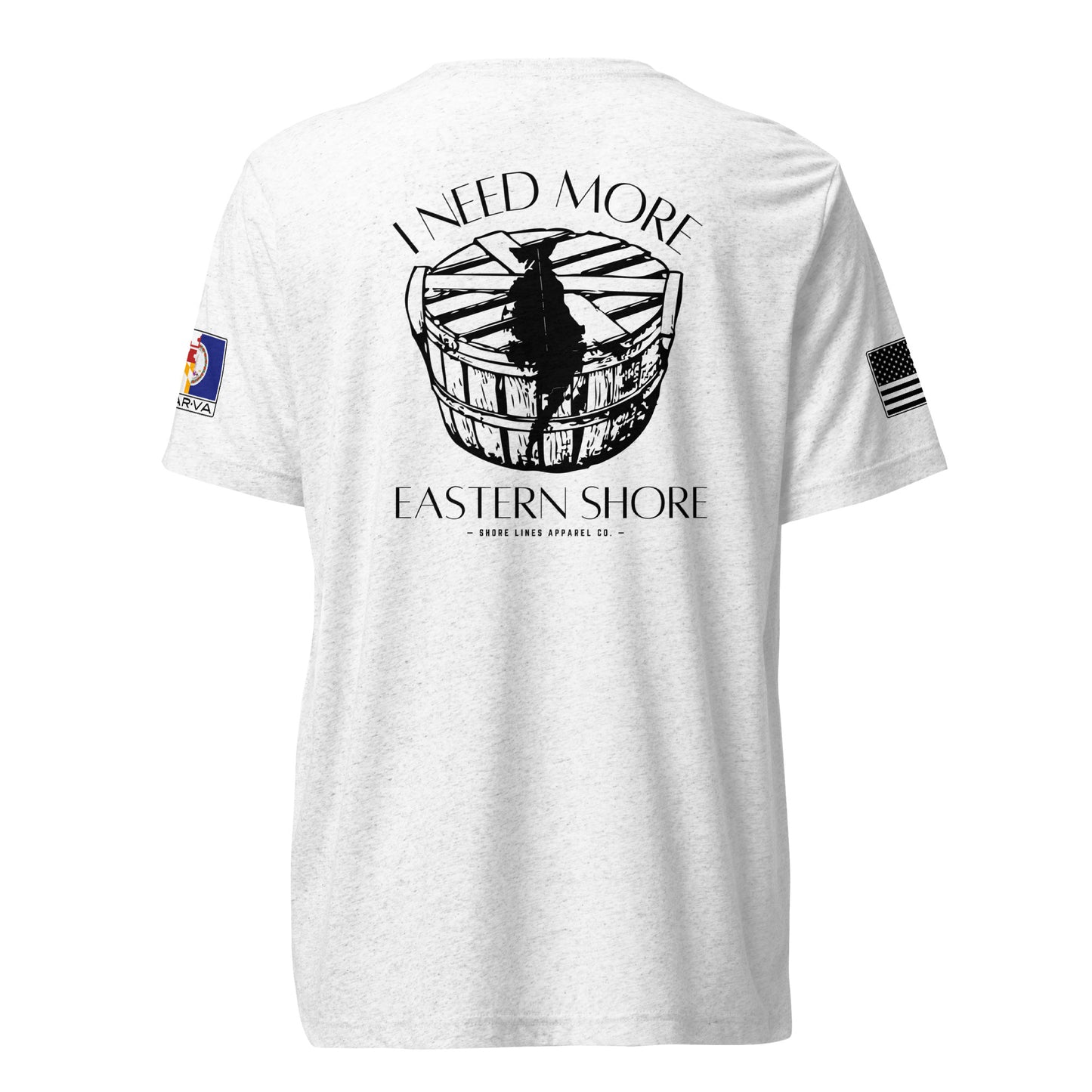 Need More Eastern Shore | Core SS P-white-Shore Lines Apparel Co.