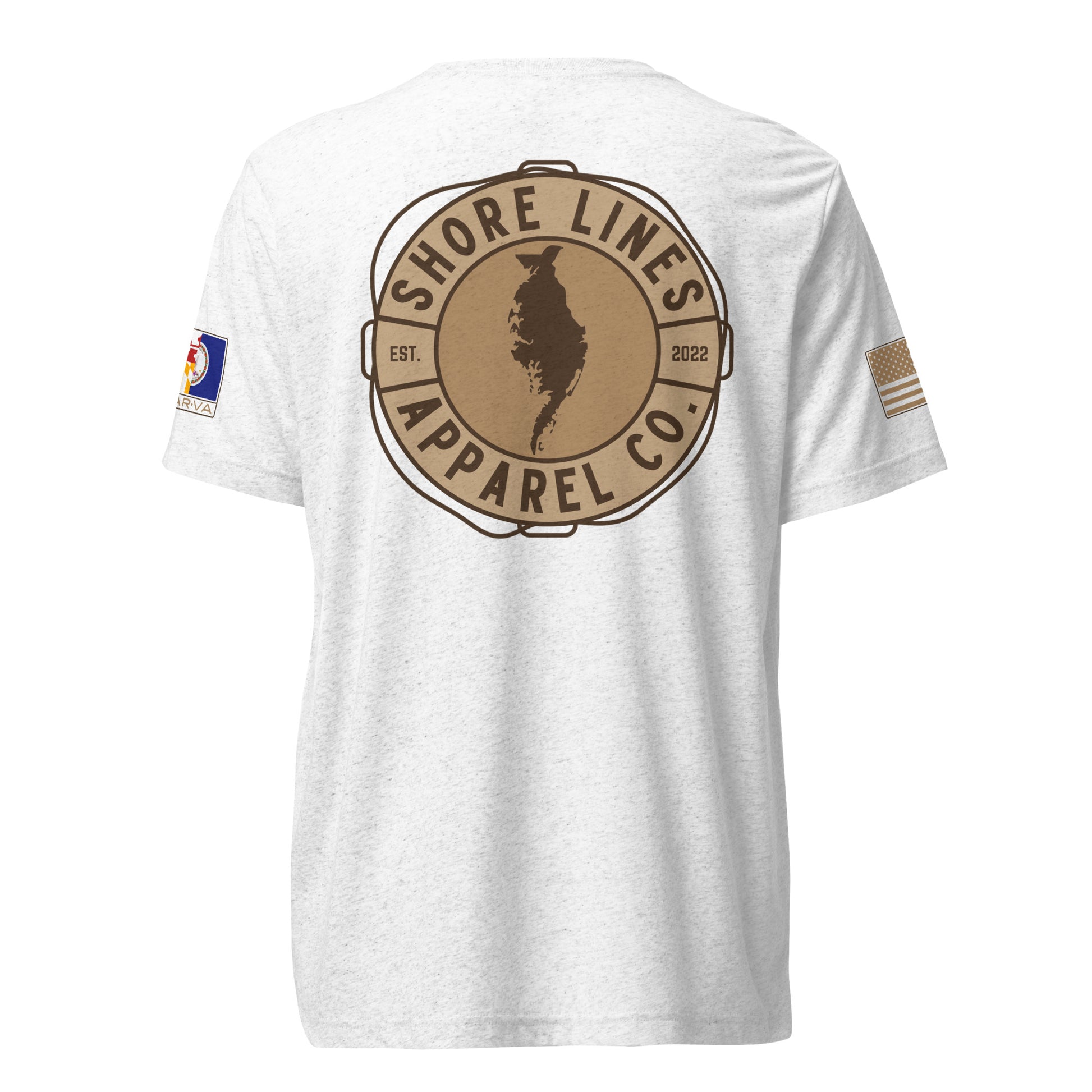 Shore Lines™ Espresso | Core SS P-white-Shore Lines Apparel Co.