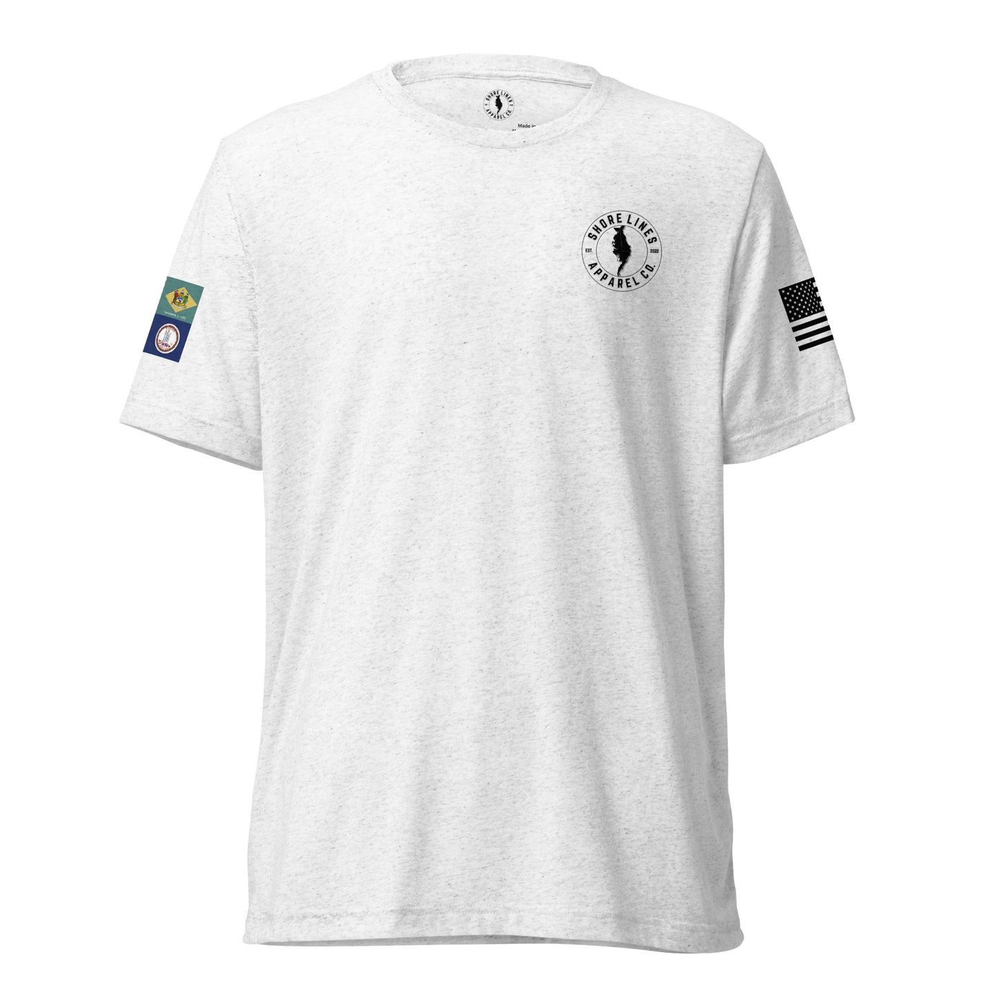 Short sleeve t-shirt-white-Shore Lines Apparel Co.