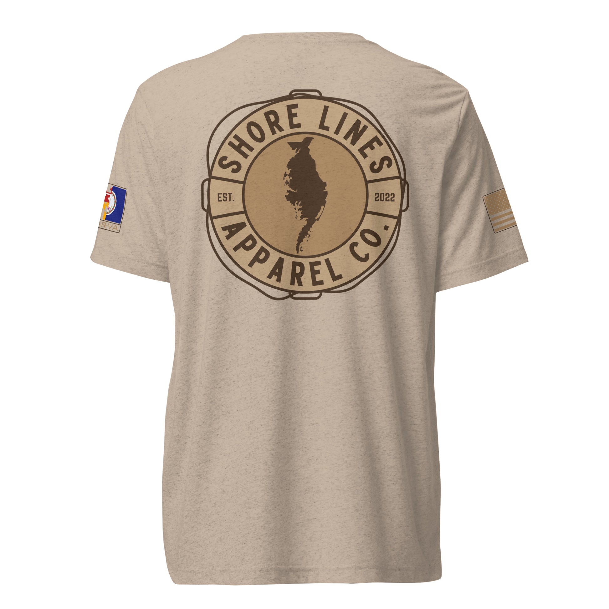 Shore Lines™ Espresso | Core SS P-tan-Shore Lines Apparel Co.