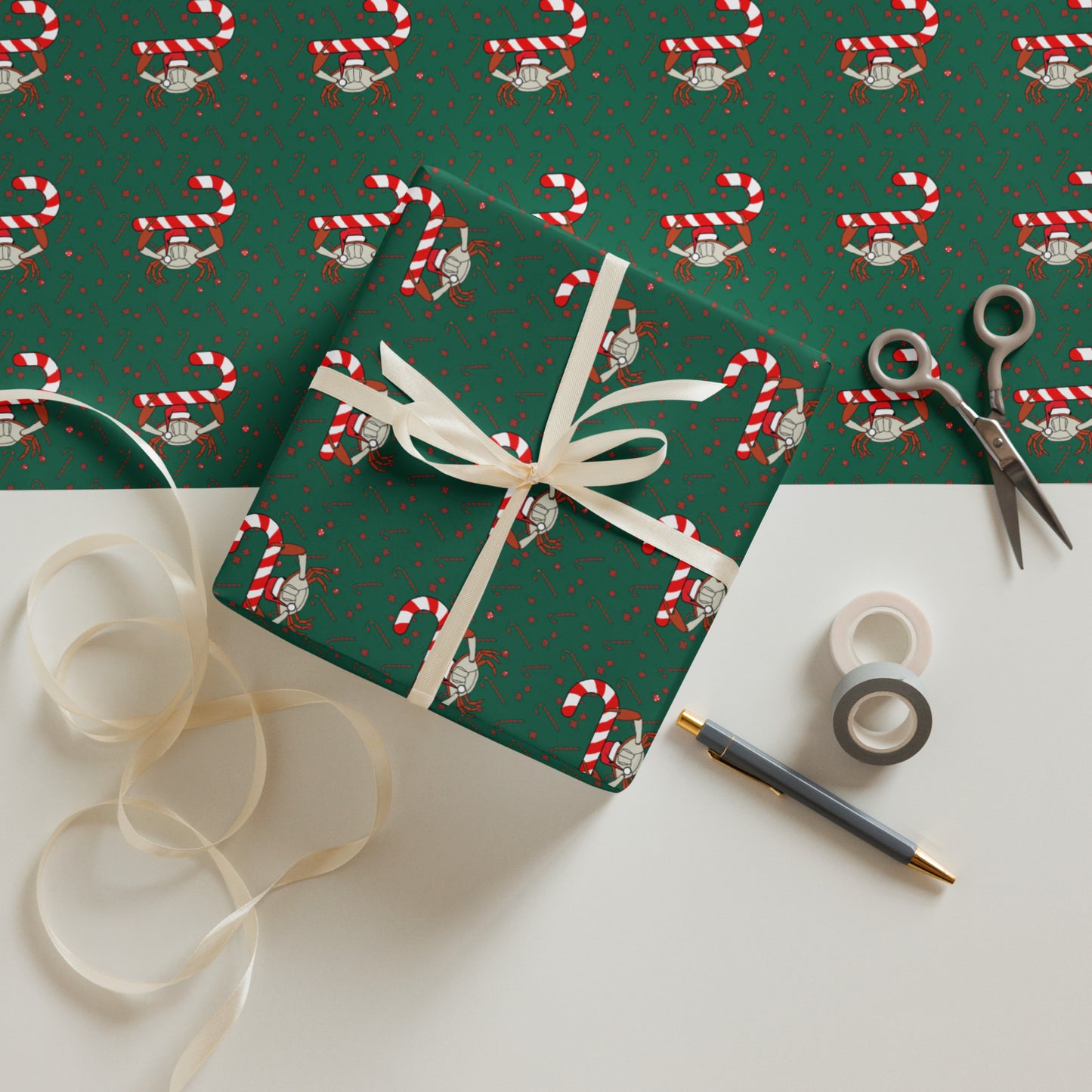 Funny | Wrapping Paper-white-Shore Lines Apparel Co.