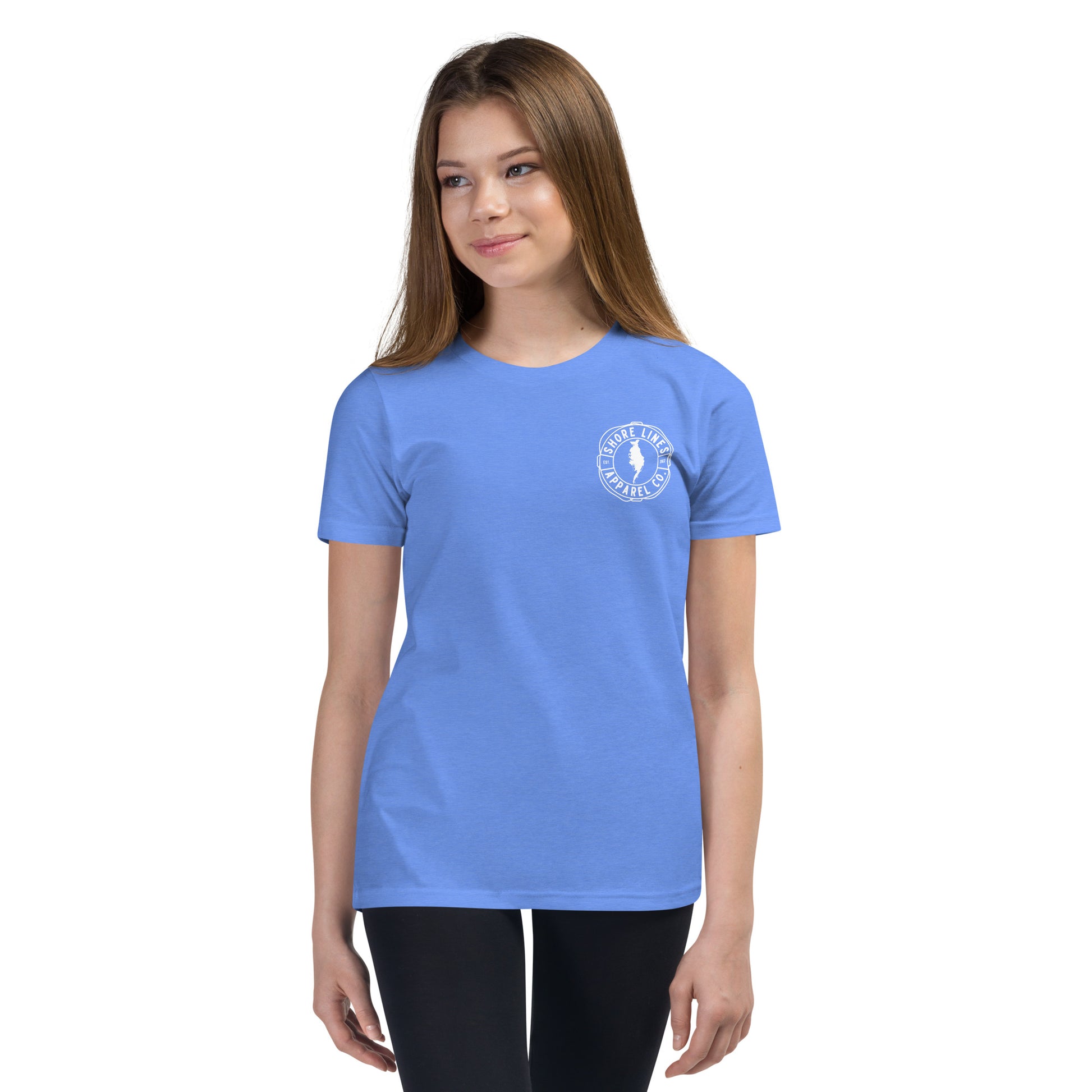 Feeling Crabby | Youth SS-blue-Shore Lines Apparel Co.